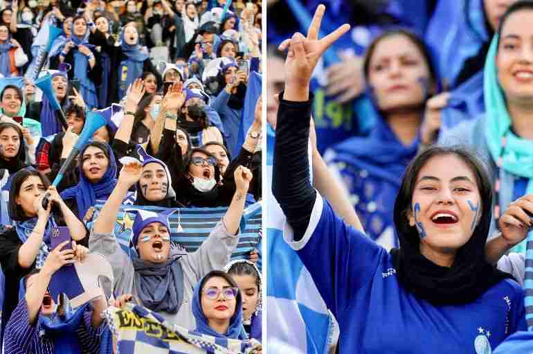 Women In Iran Have Been Allowed To Attend A Domestic Soccer Match For The First Time In Over 40 Years