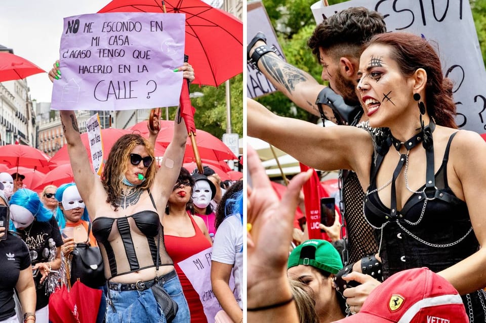 Sex Workers In Spain Are Protesting A New Bill That Would Abolish Sex