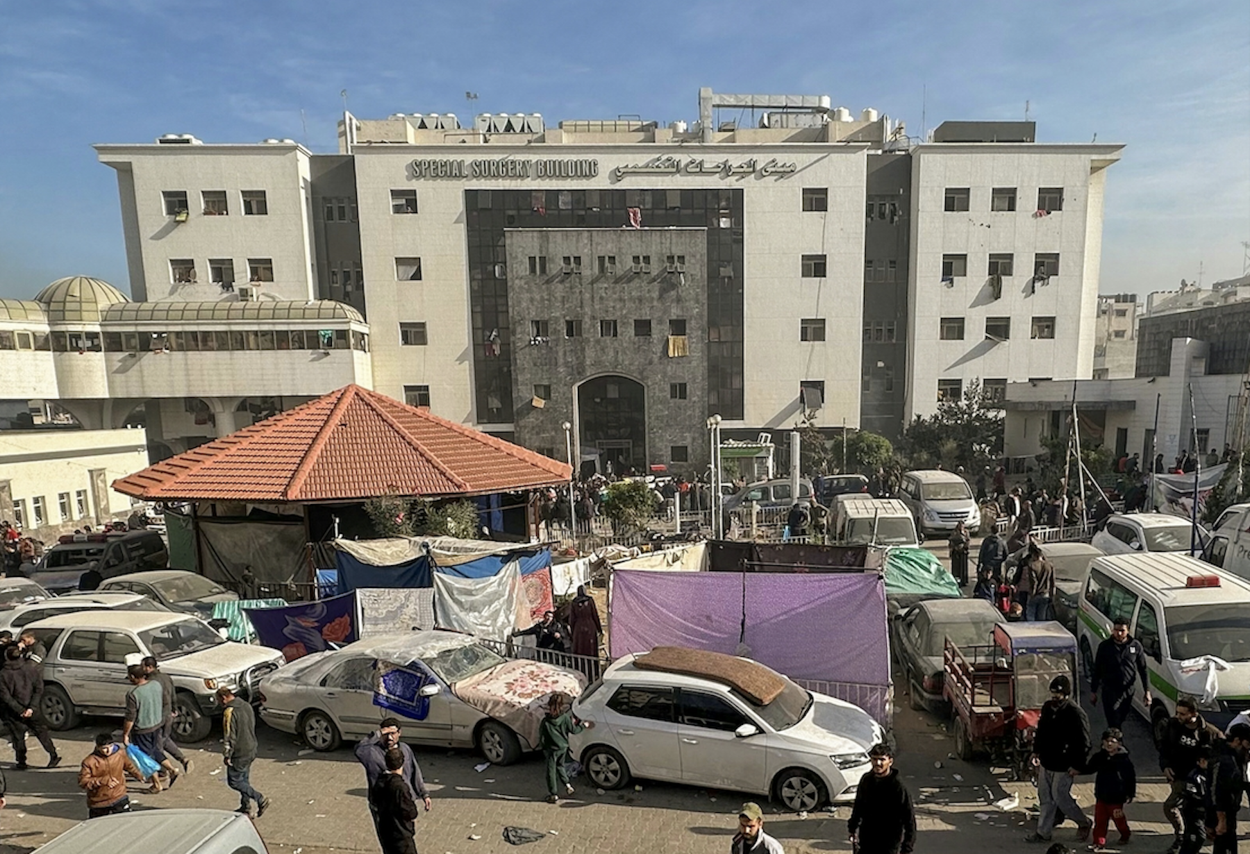 Al-shifa hospital gaza before Israeli raid