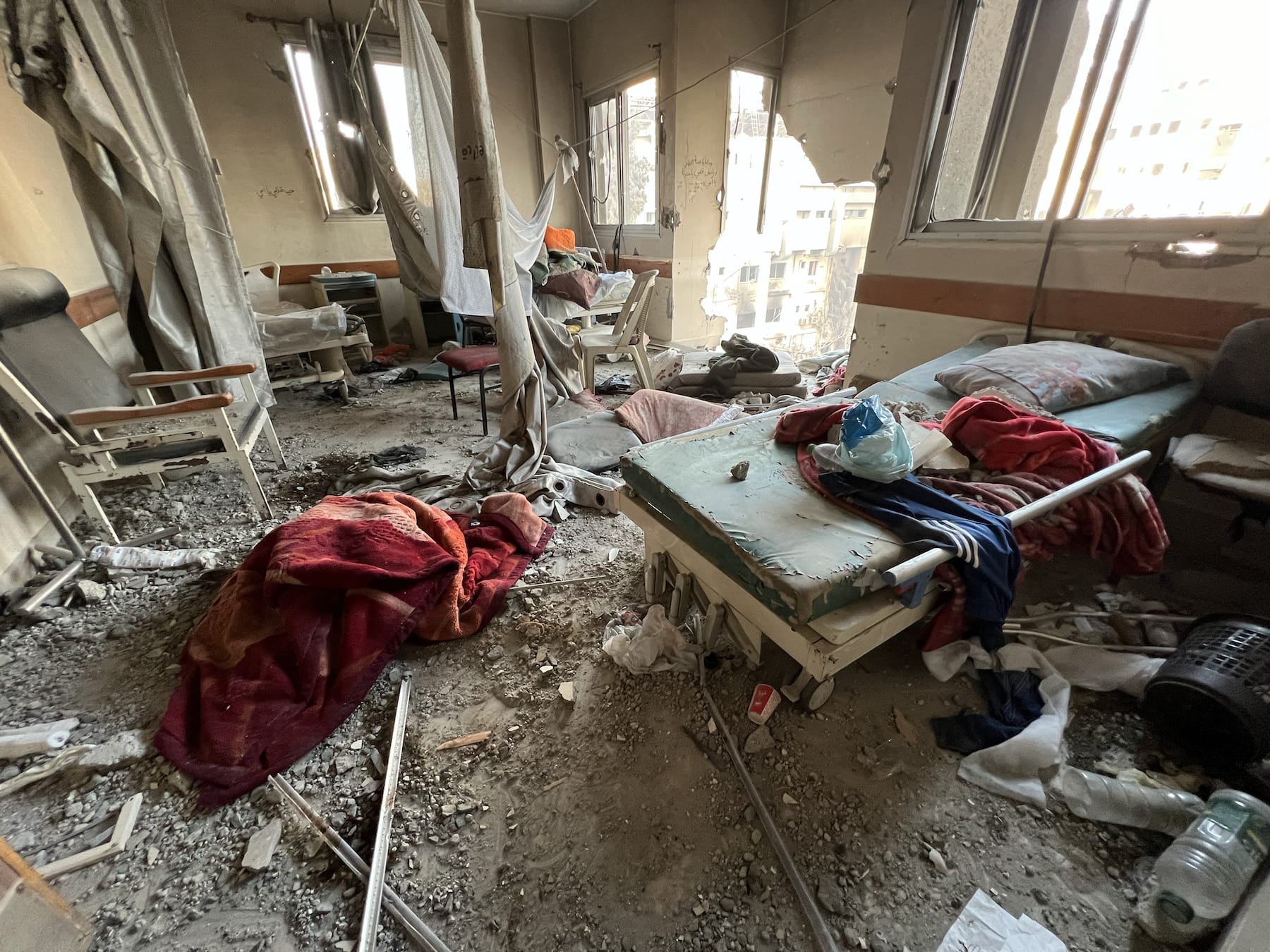 gaza al shifa hospital destroyed israel seige attack