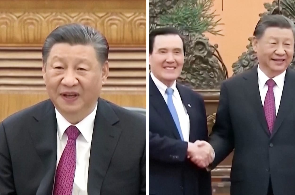 Chinese President Xi Jinping Met With A Former Taiwan President And Said A "Family Reunion" Is Inevitable
