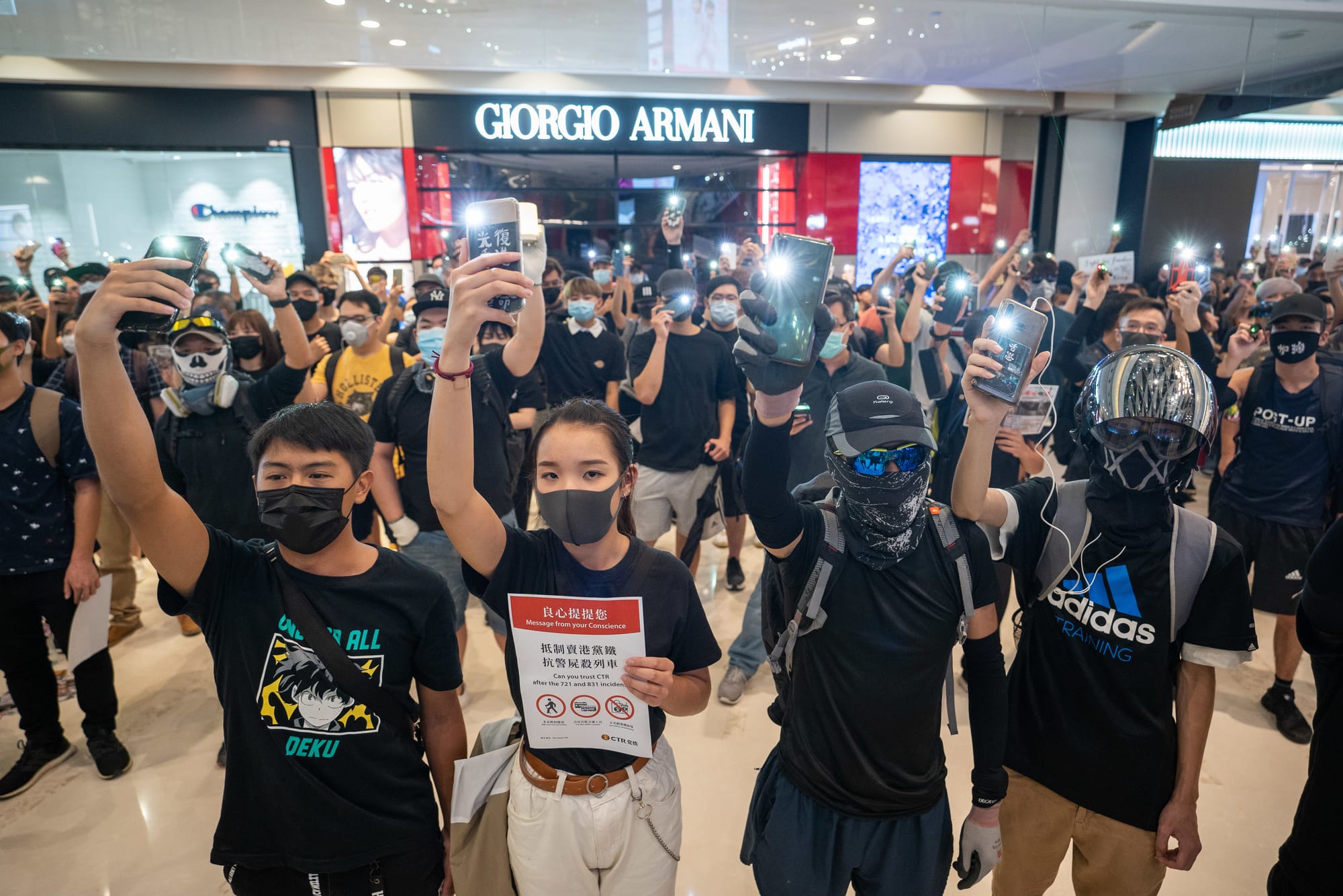 hong kong protesters demand anthem song banned