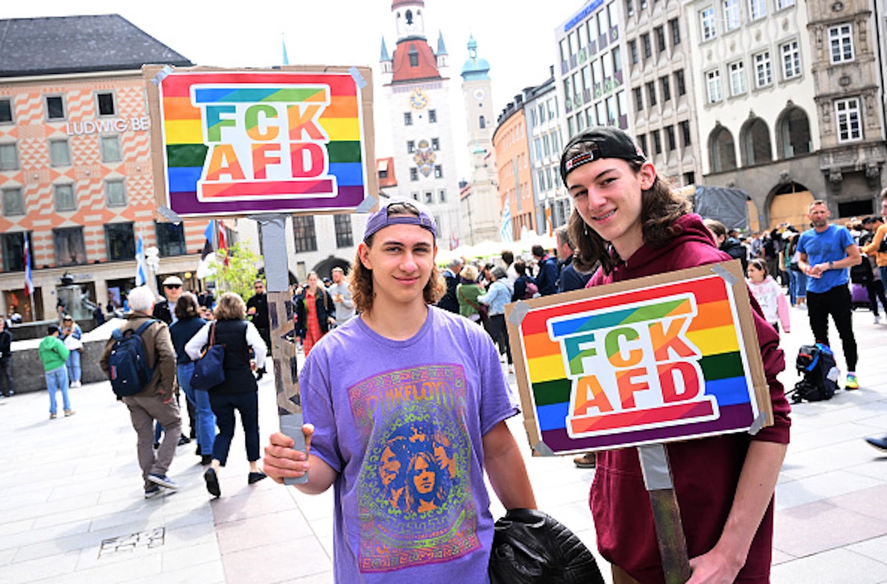 Germans protest against far-right AfD