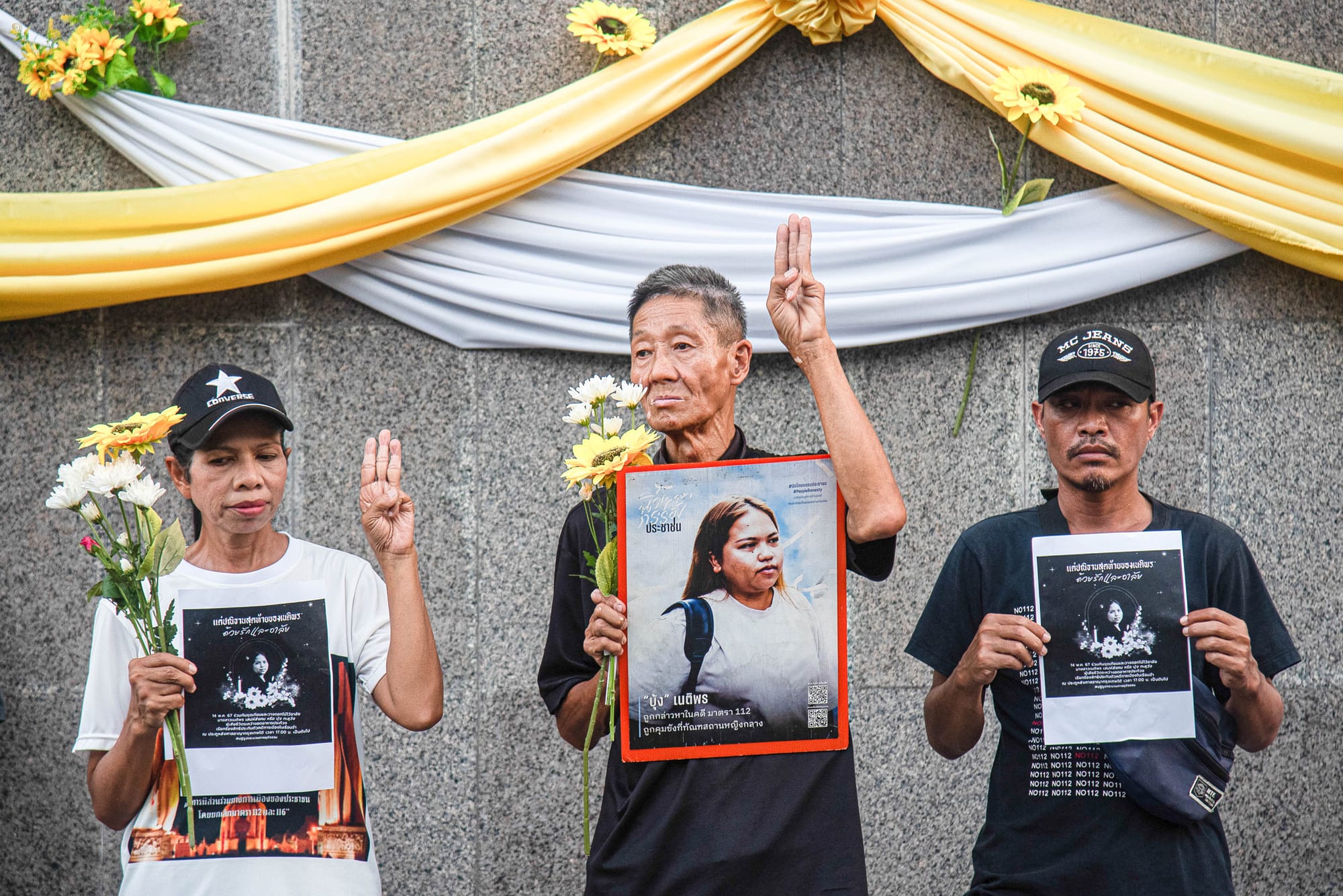 thai activist bung died prison hunger strike memorial