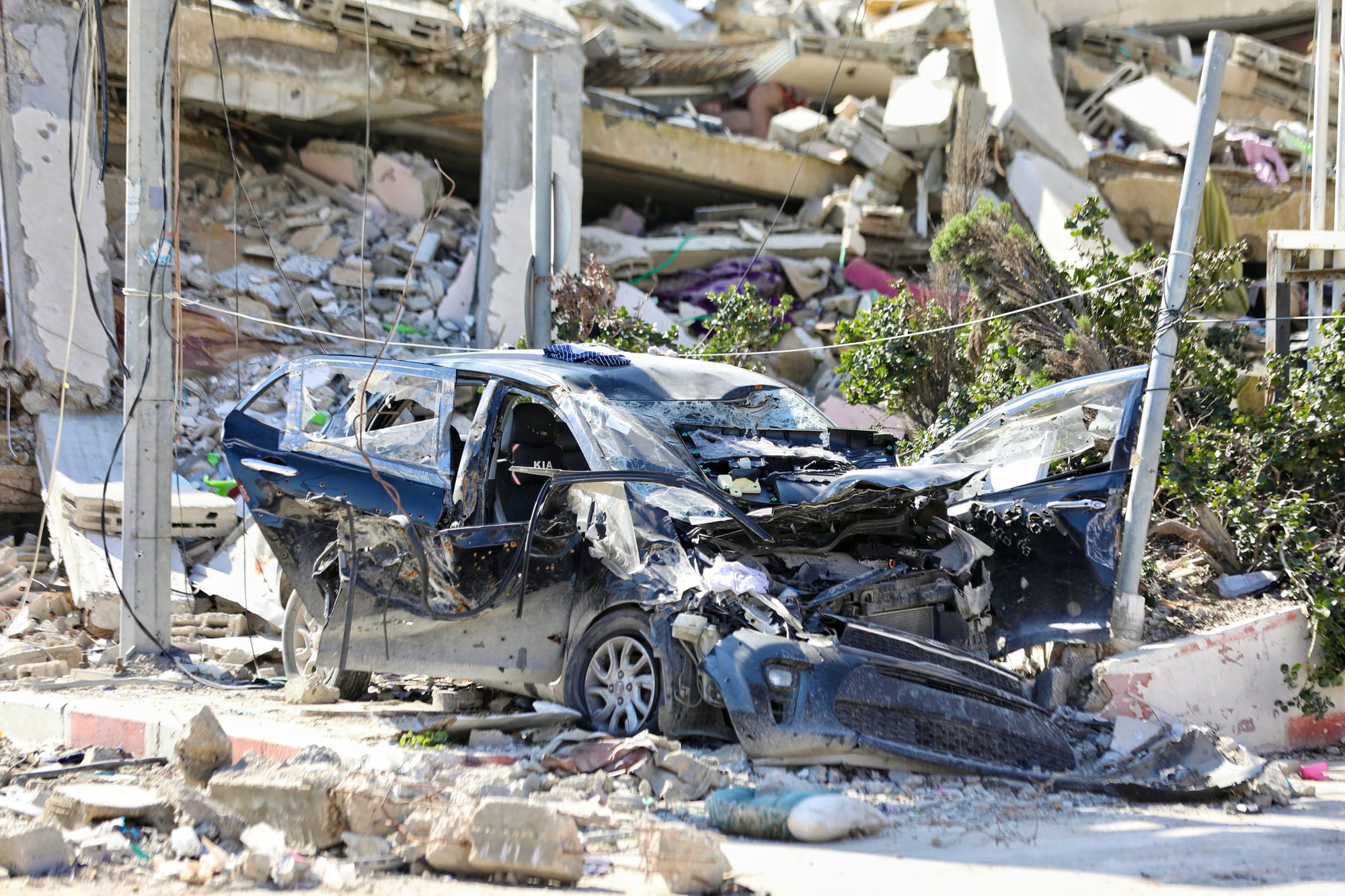 hind rajab family car destroyed gaza