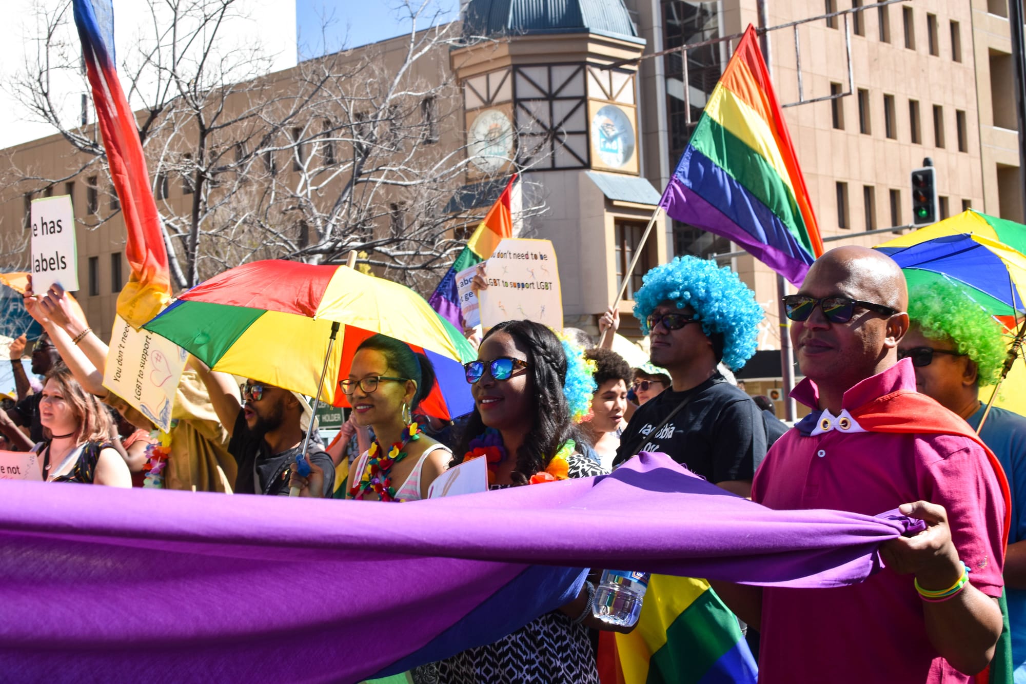 namibia pride march rainbow