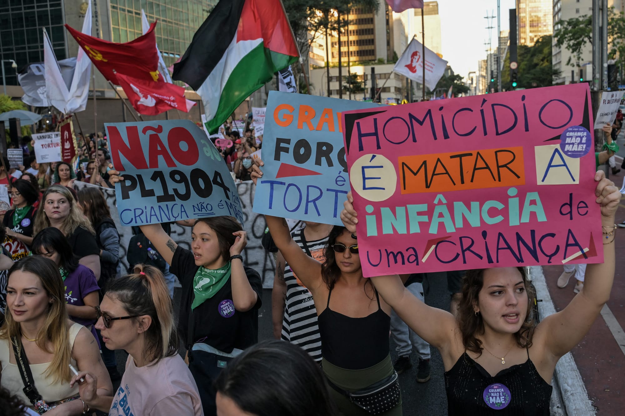 brazil women protest abortion rights