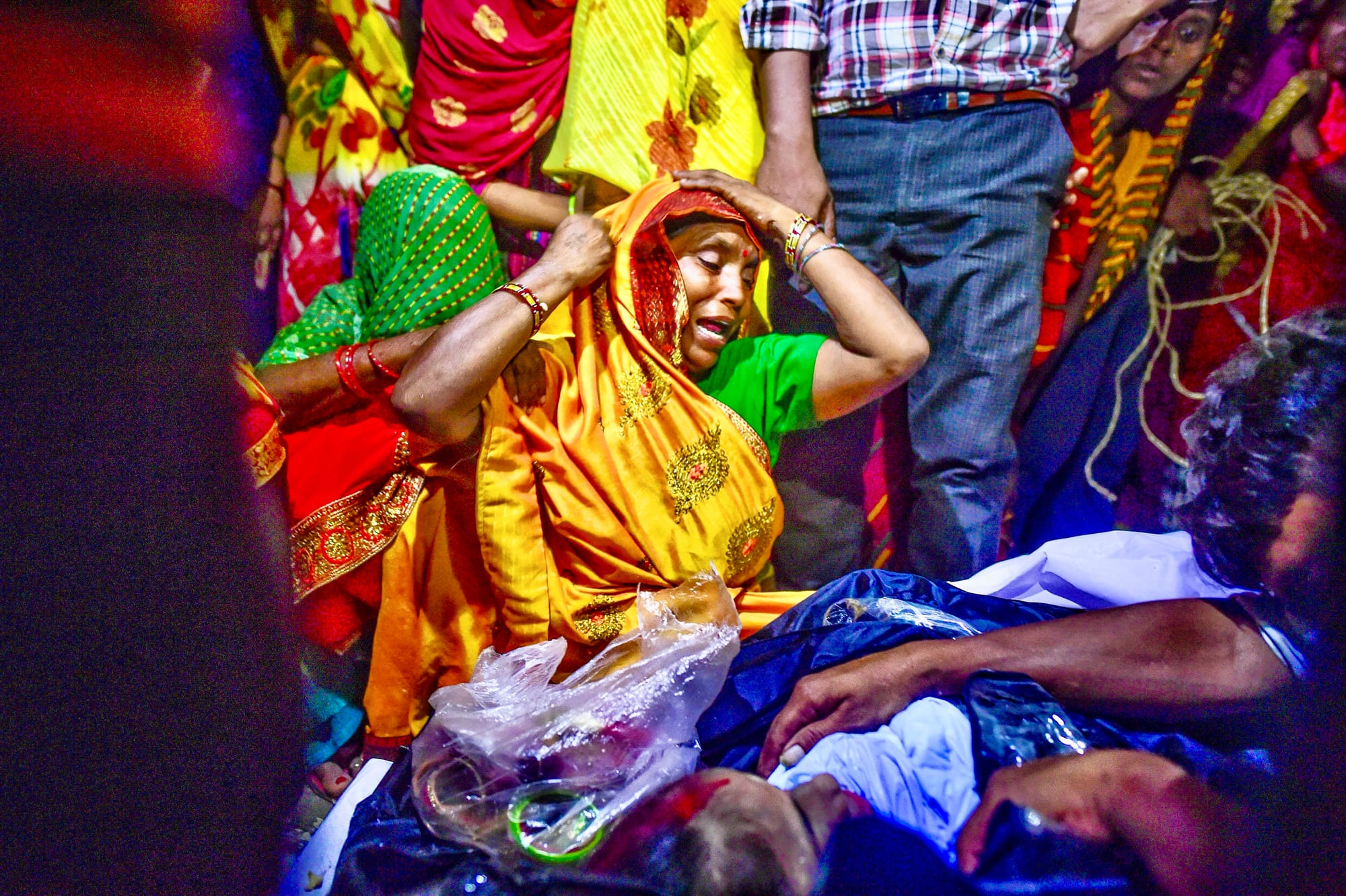 india religious stampede woman victim