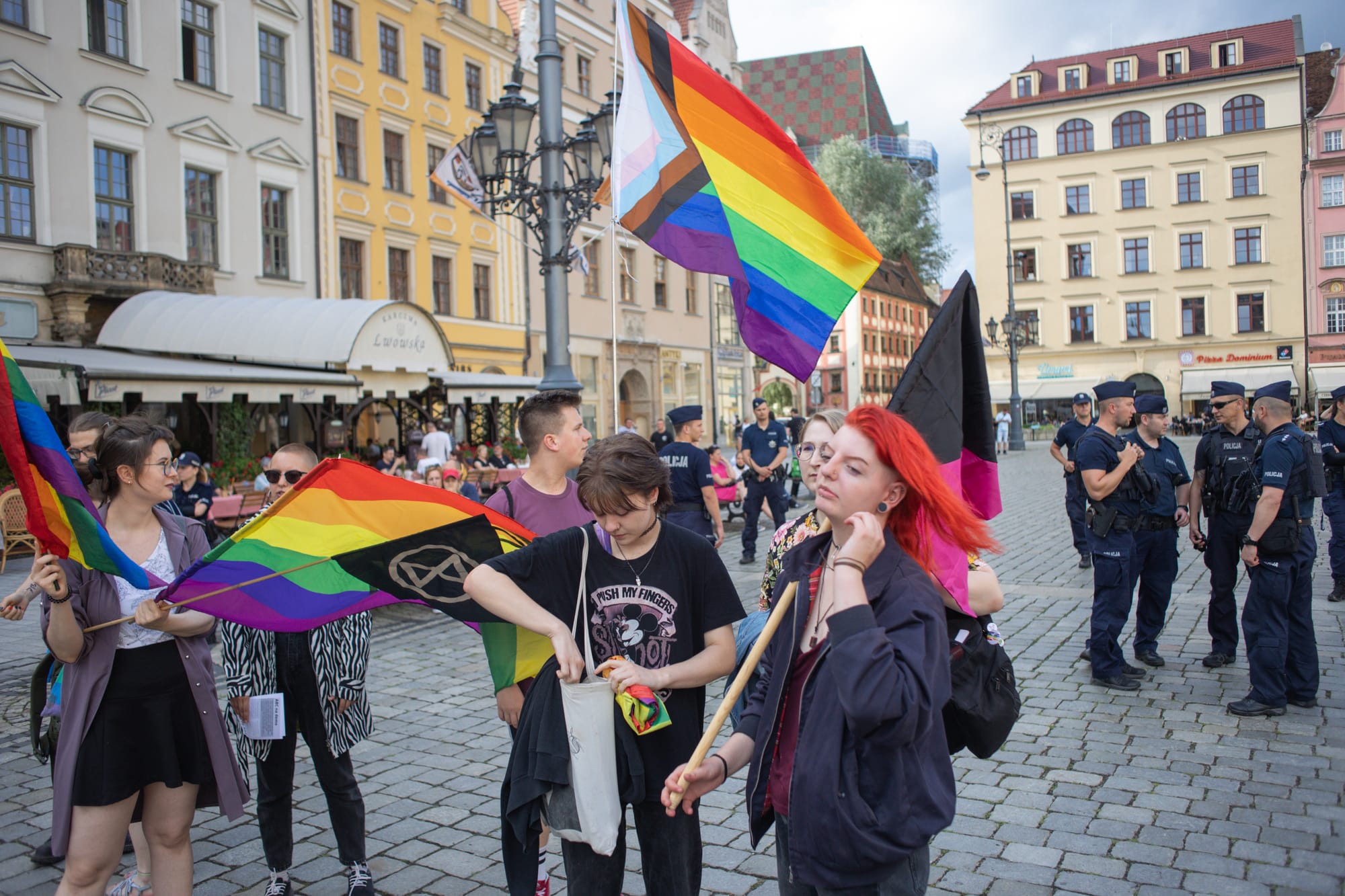 warsaw protest tbilisi pride support lgbt