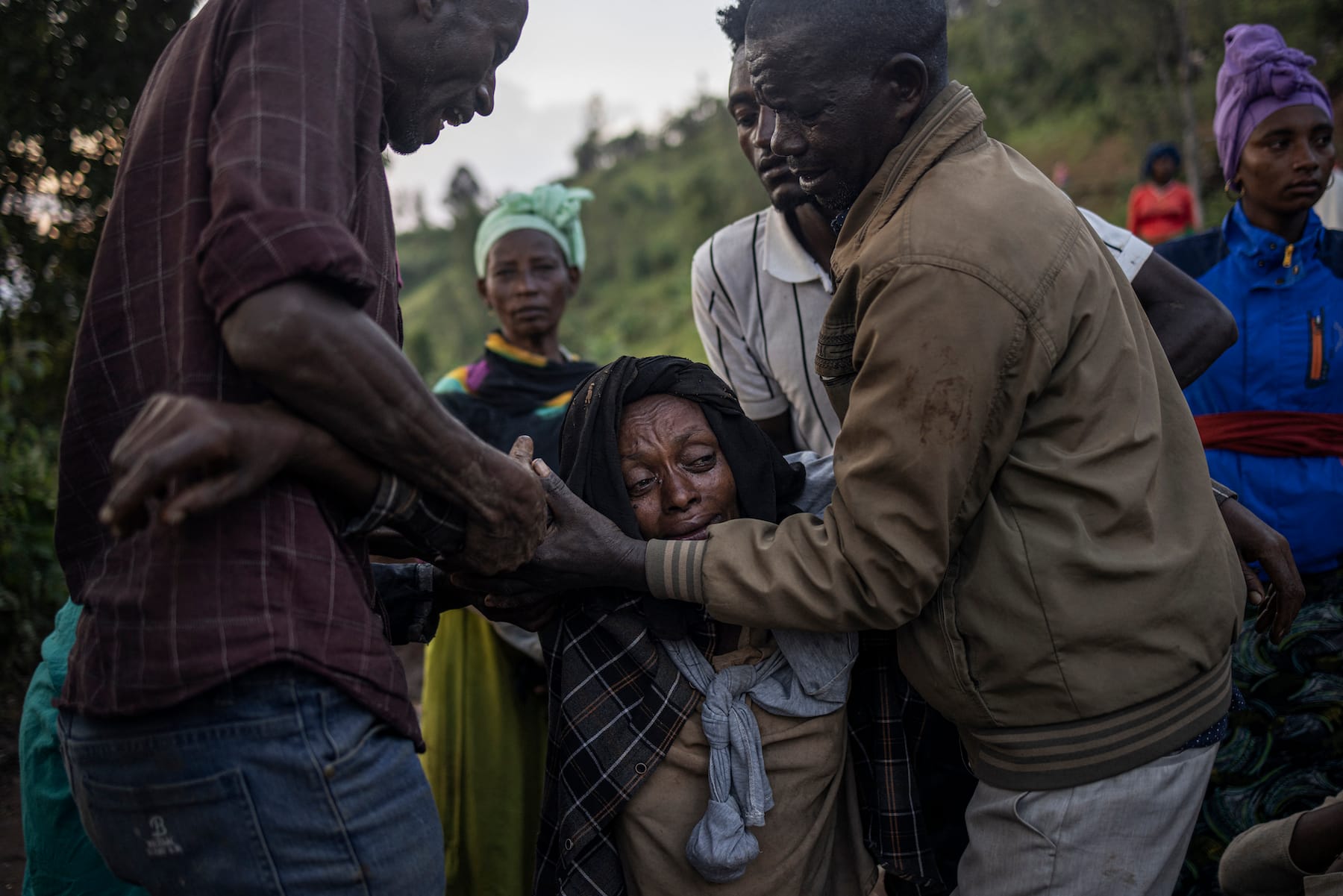 scenes of landslides in ethiopia