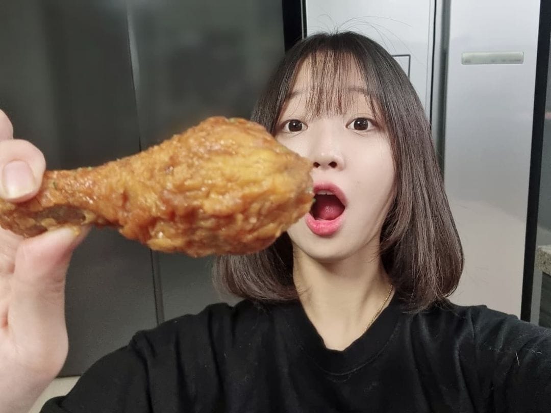 tzuyang fried chicken mukbang