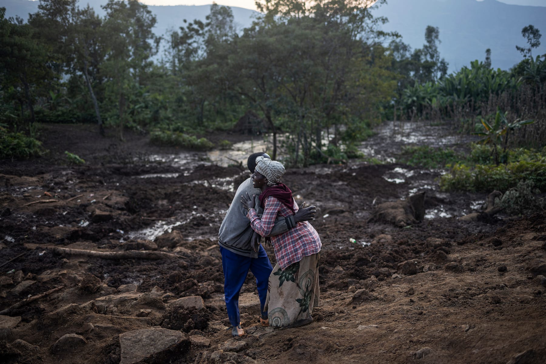 two landslides hit ethiopia