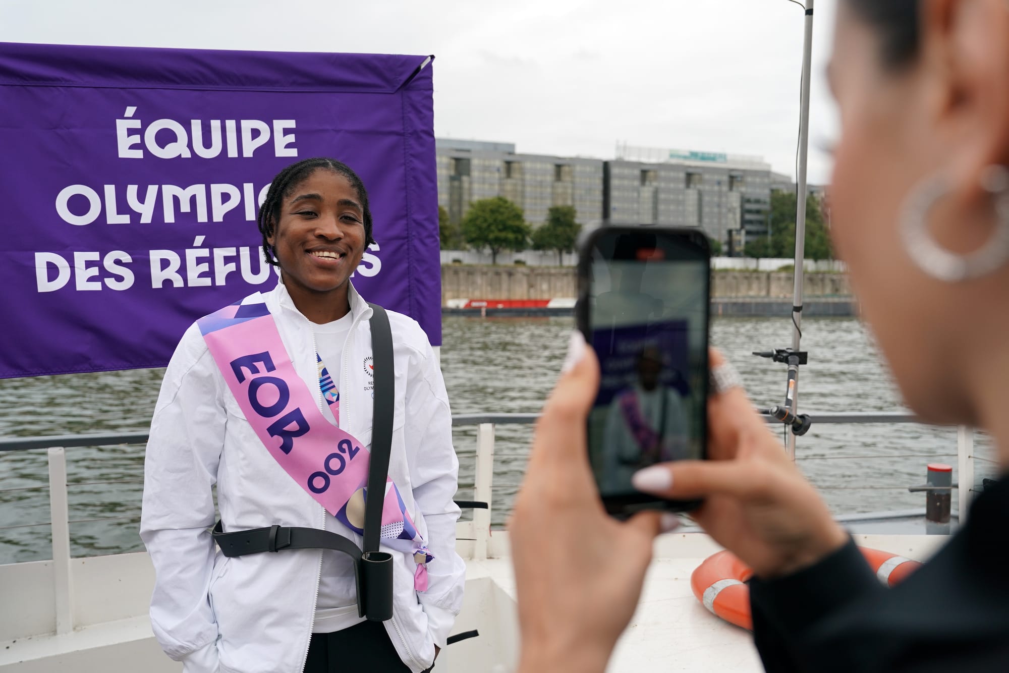 first refugee medal olympics cindy ngamba boxing cameroon