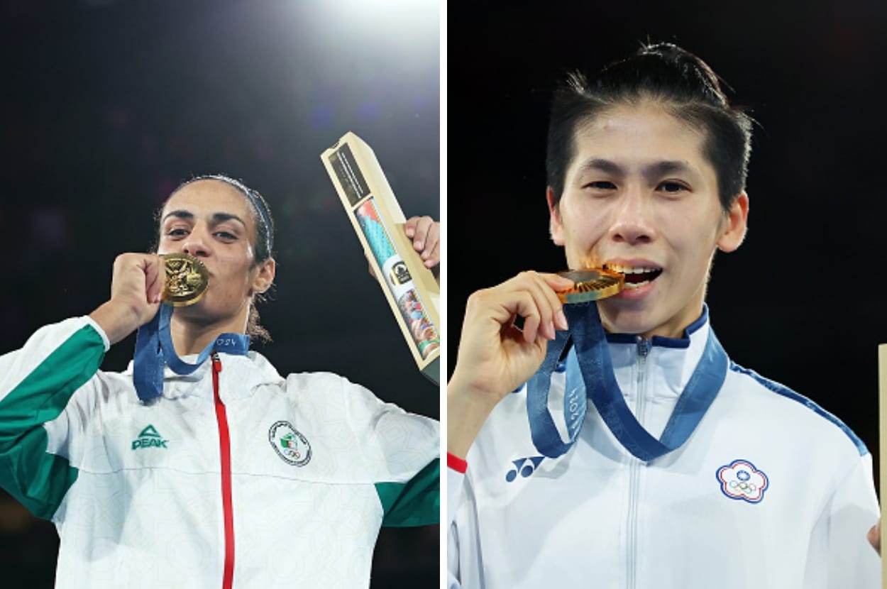 Algeria and Taiwan’s boxers Imane Khelif & Lin Yu-Ting