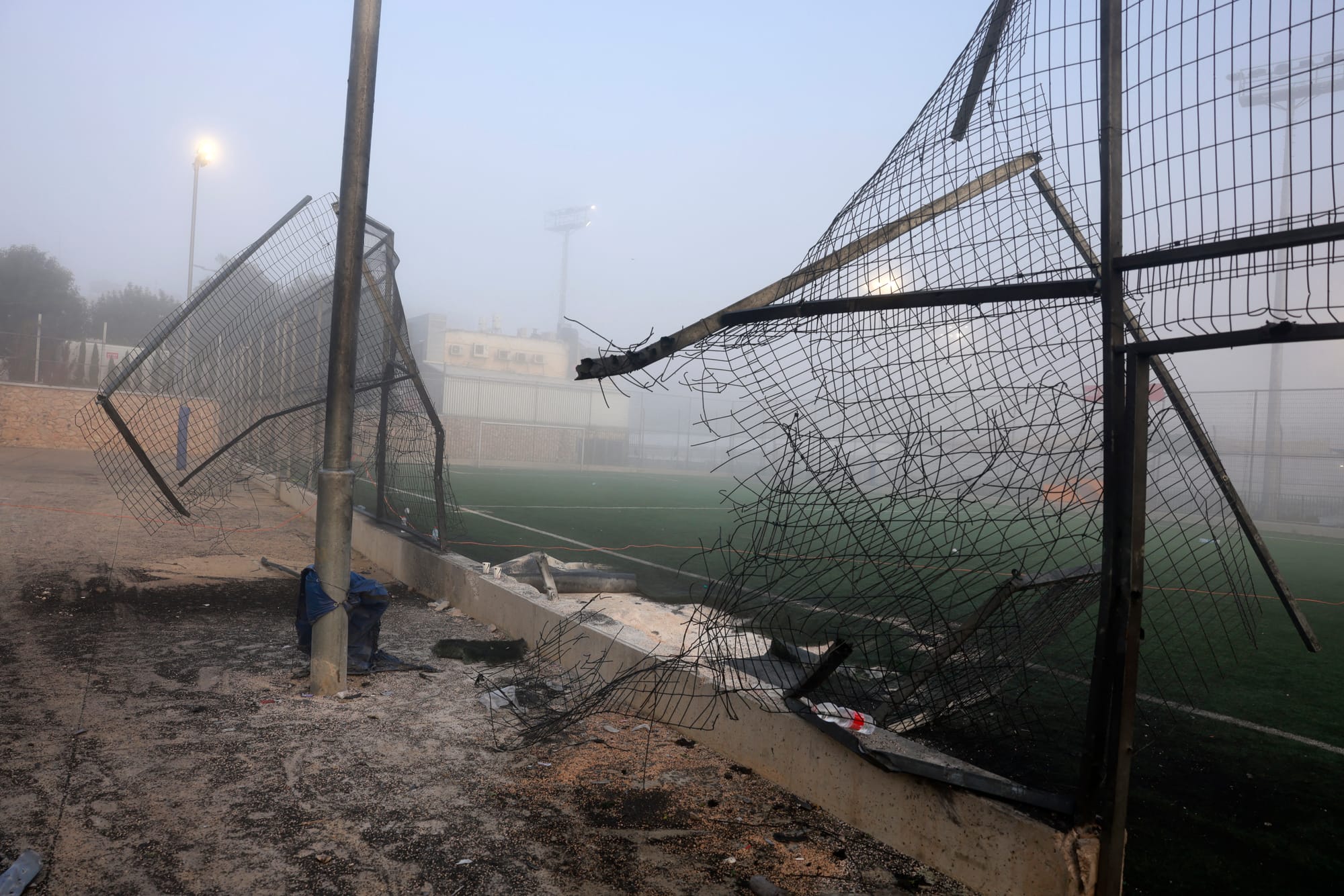 golan heights children killed israel hezbollah lebanon damaged gate 