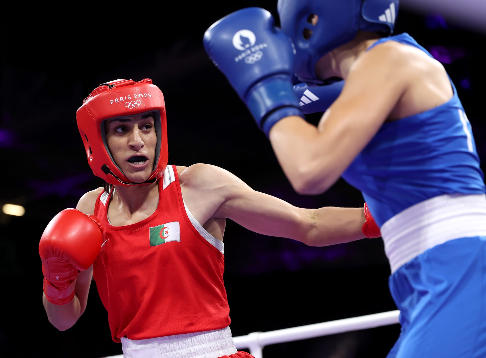 Imane Khelif Algeria Angela Carini Italy paris olympics 2024