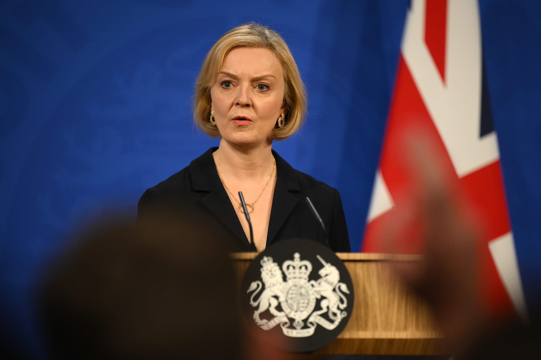 Liz Truss press conferences uk