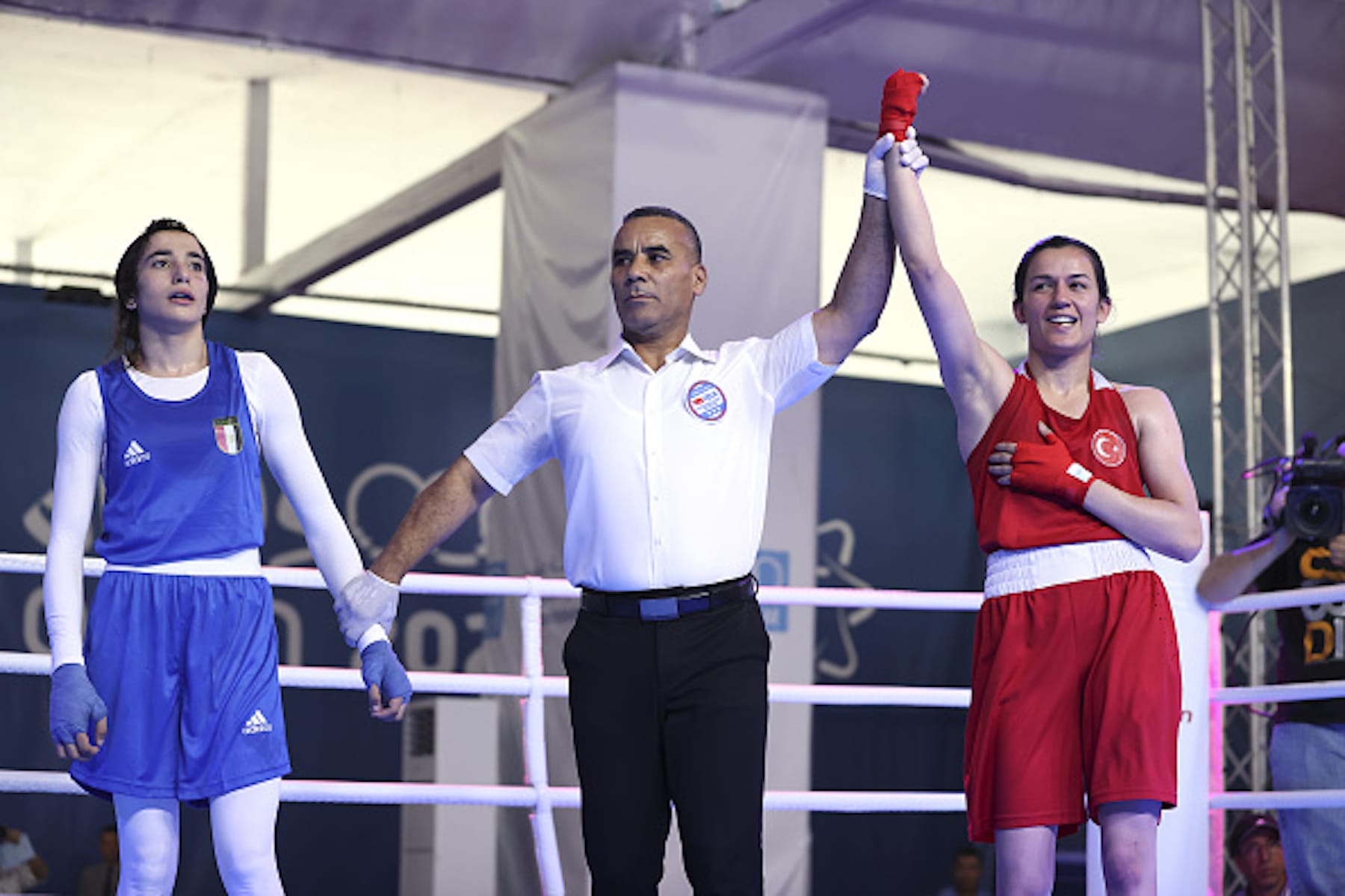 Yomna Ayyad, the first Egyptian woman boxer to ever qualify for the Olympics