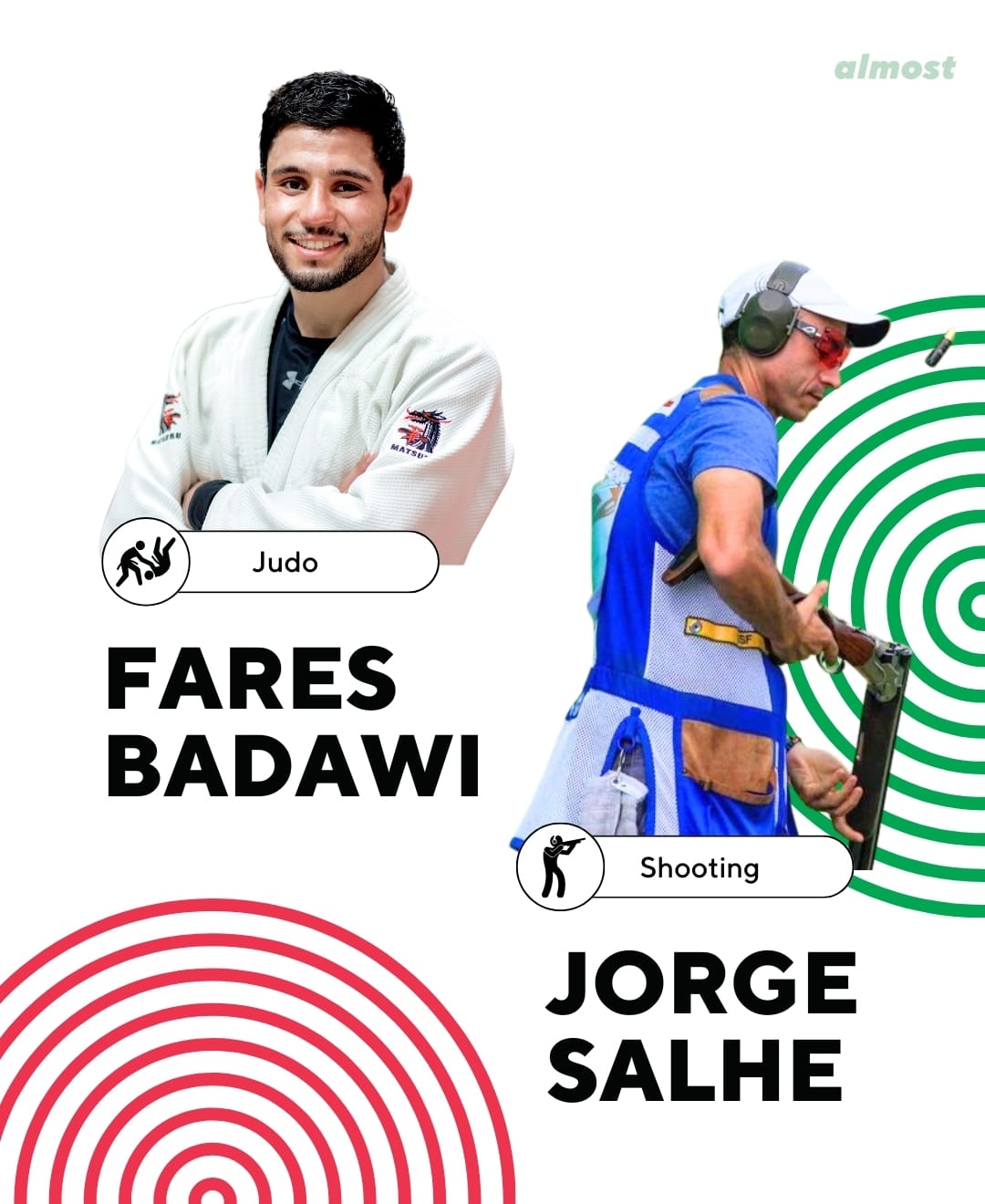 fares badawi judo jorge salhe shooting palestine olympics team