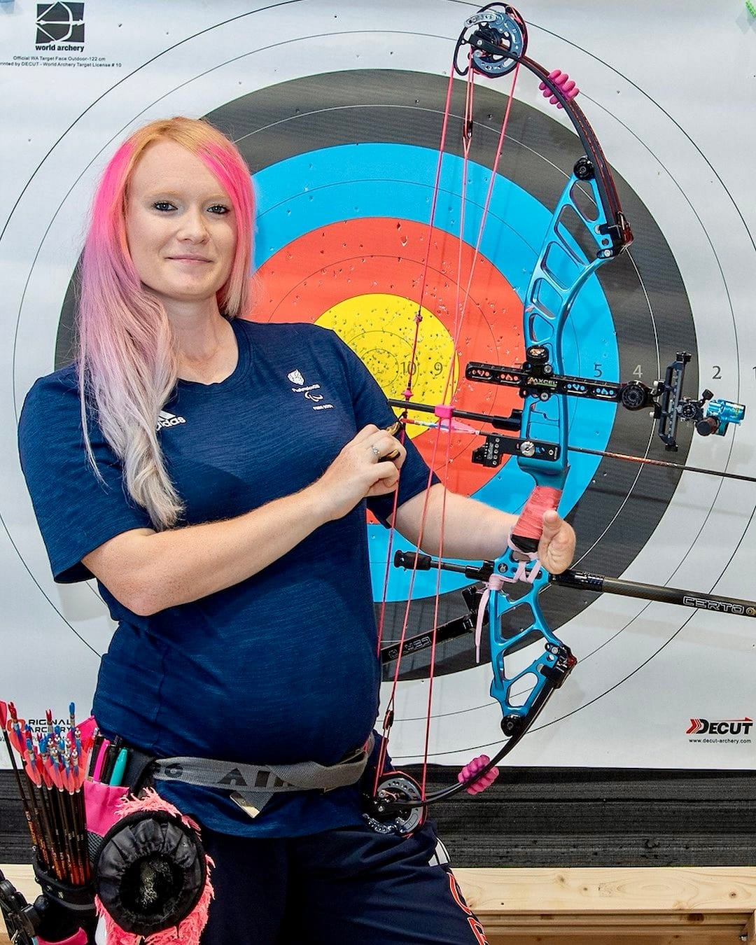 British paraarcher jodie grinham first pregnant win paralympics