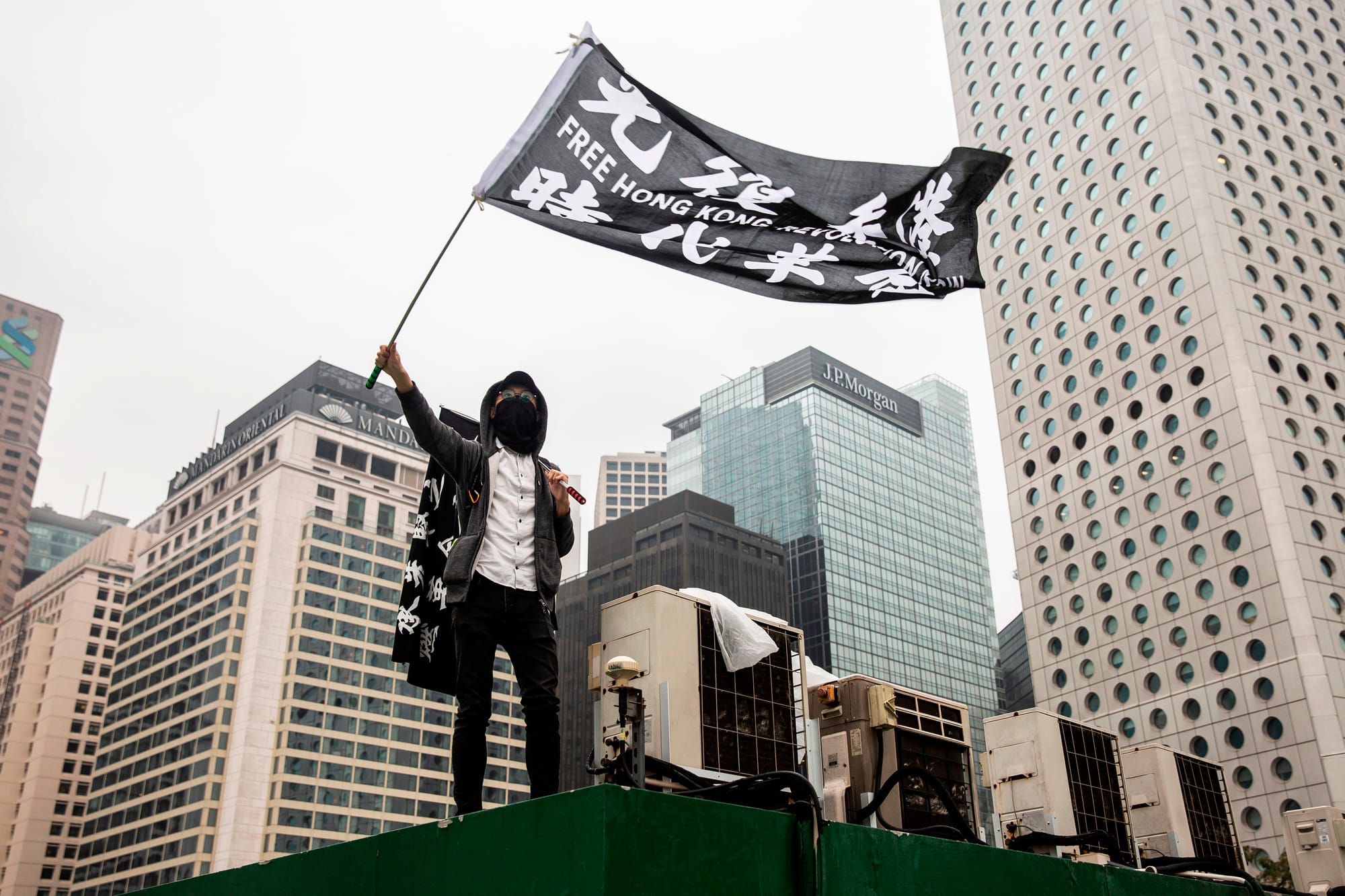 hong kong jails man protest shrit sedition article 23 liberate hong kong