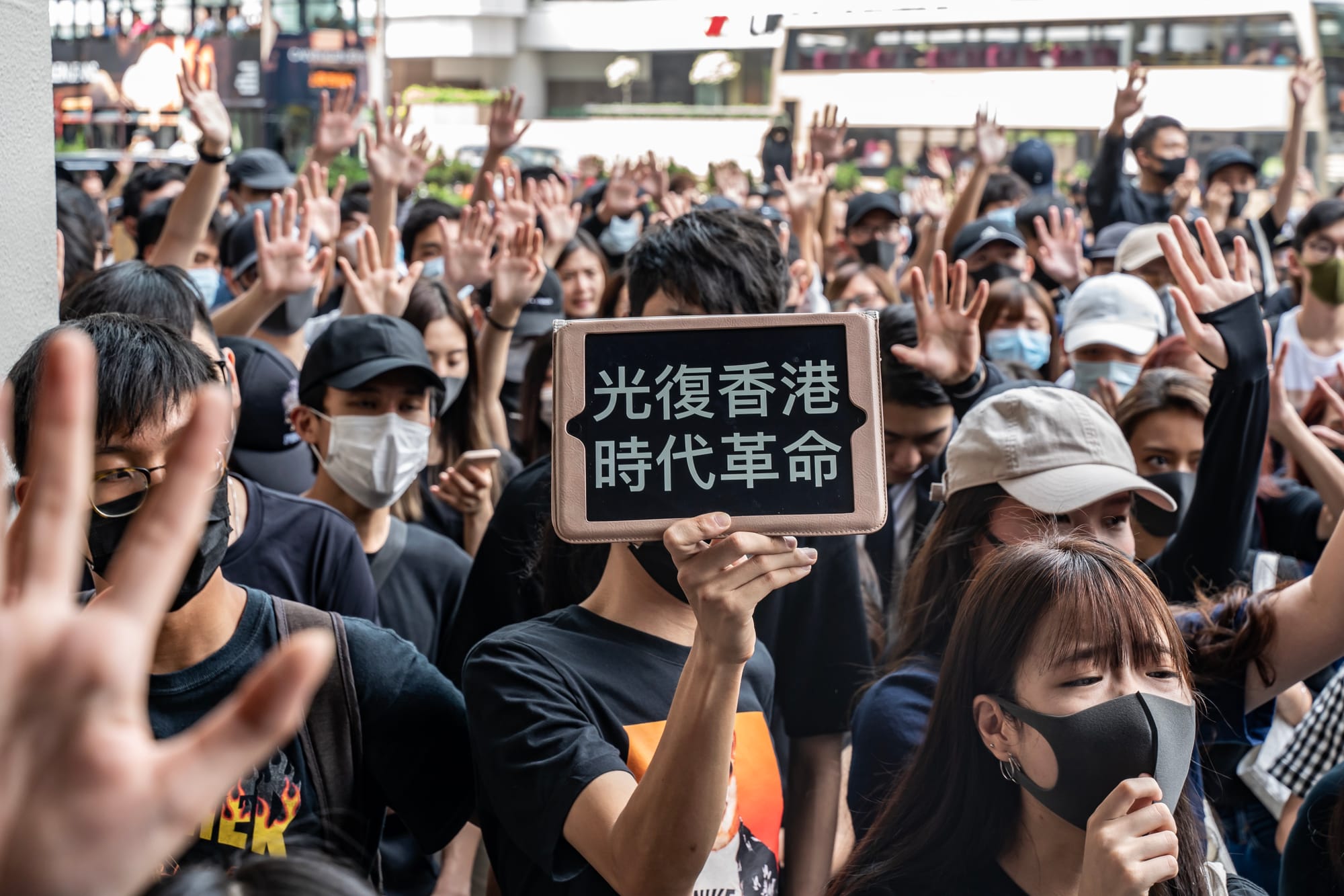 hong kong jails man protest shrit sedition article 23 liberate hong kong