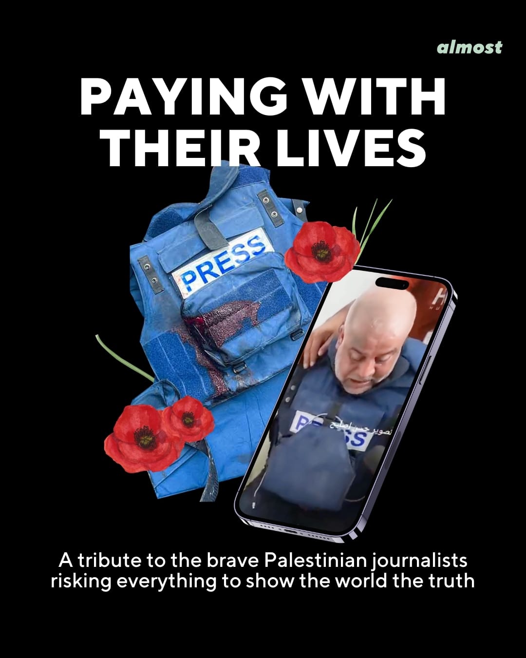 gaza journalistts tribute israel genocide