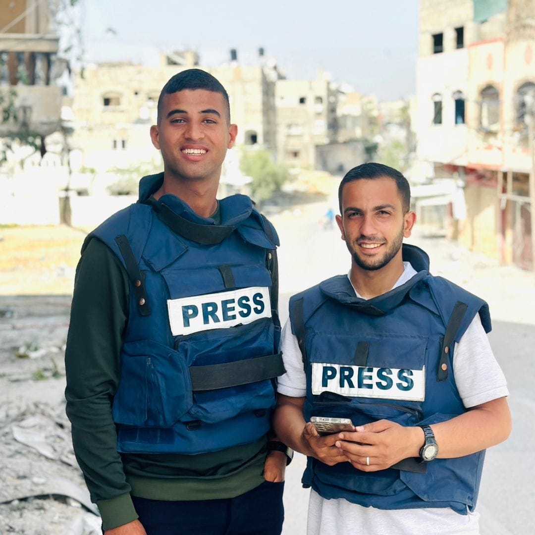 hossam shabat anas al sharif gaza journalists