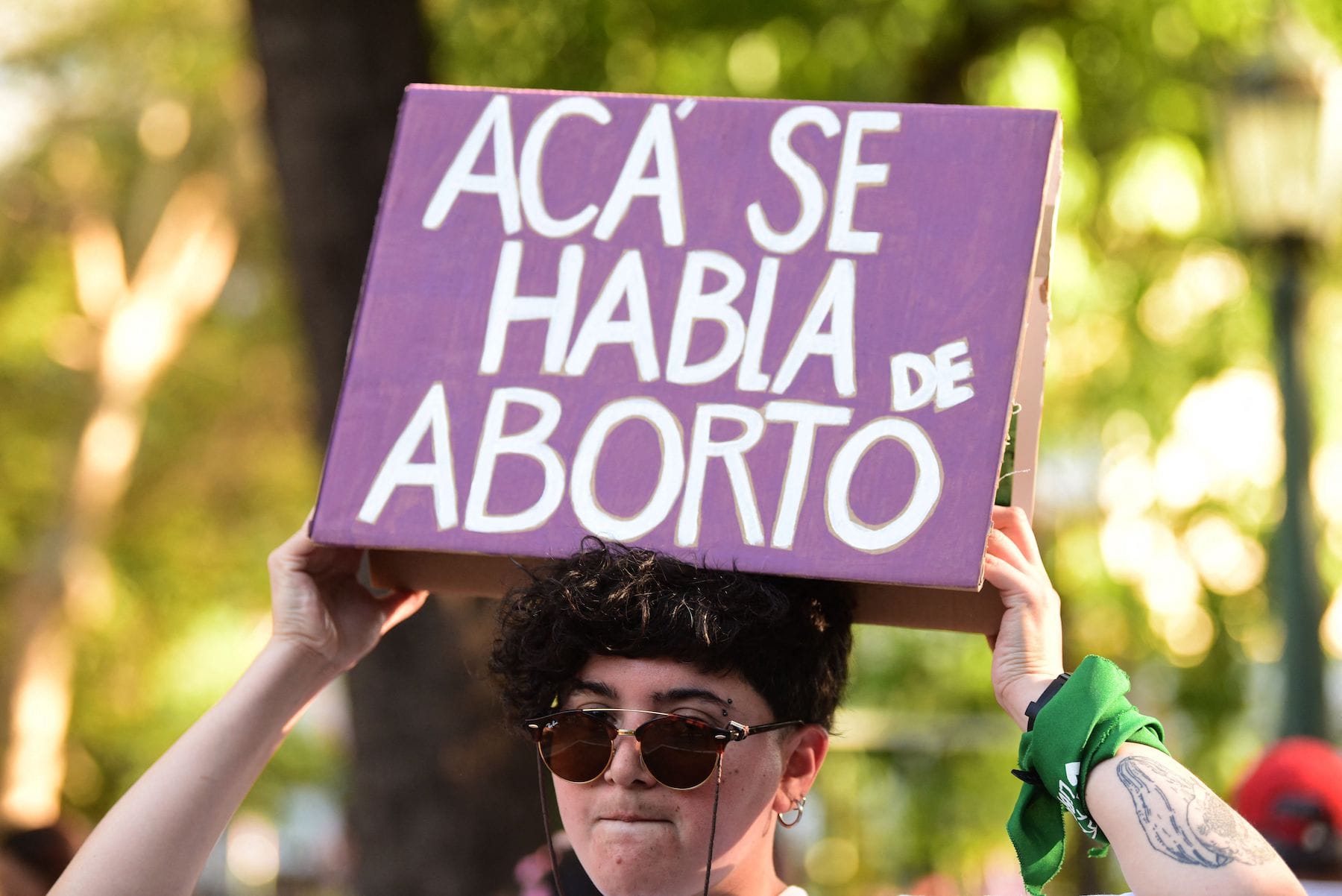 women protest in paraguay