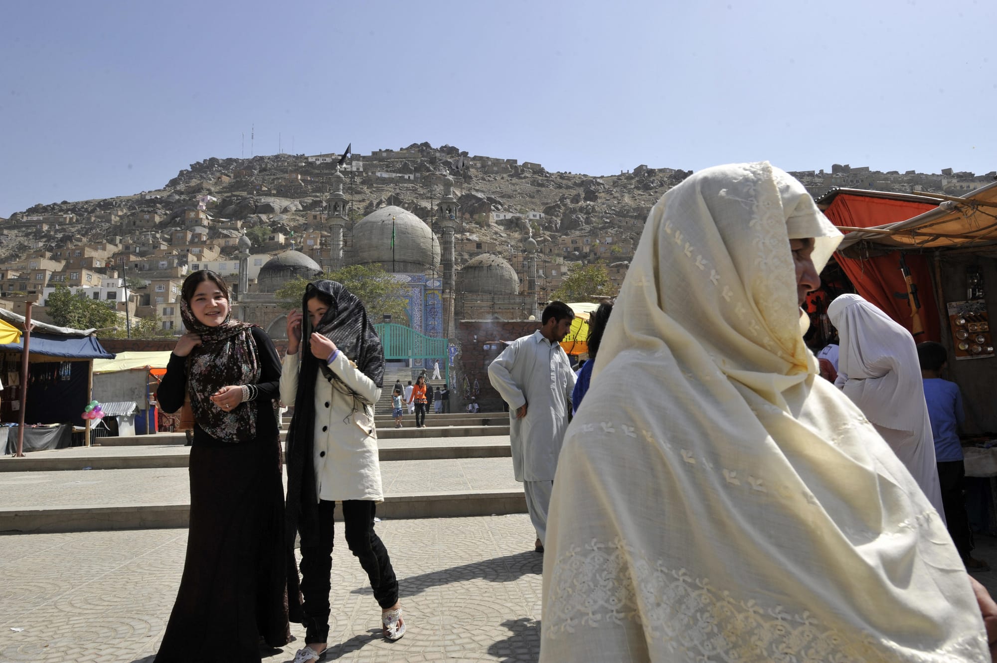 taliban ban women hearing each other afghanistan praying quran