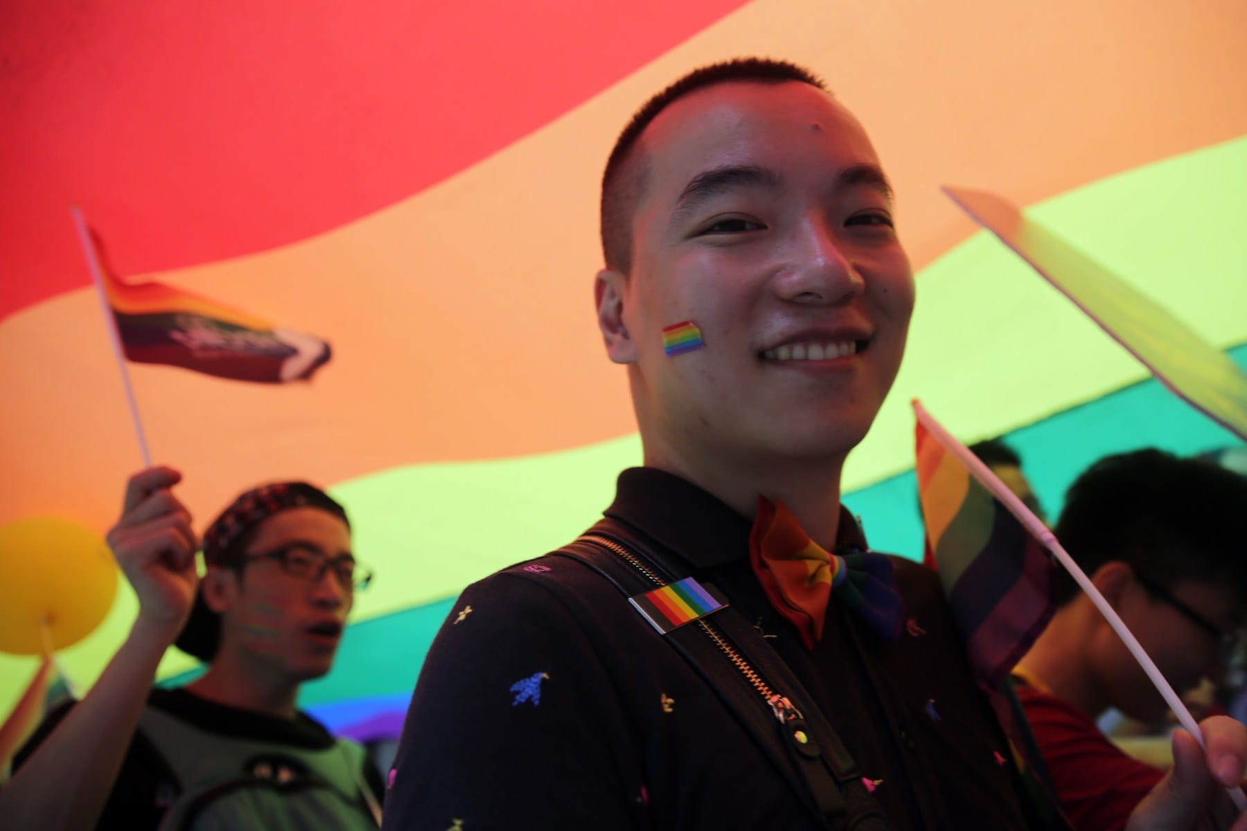 Pride parade celebrating LGBTQ people in Hong Kong