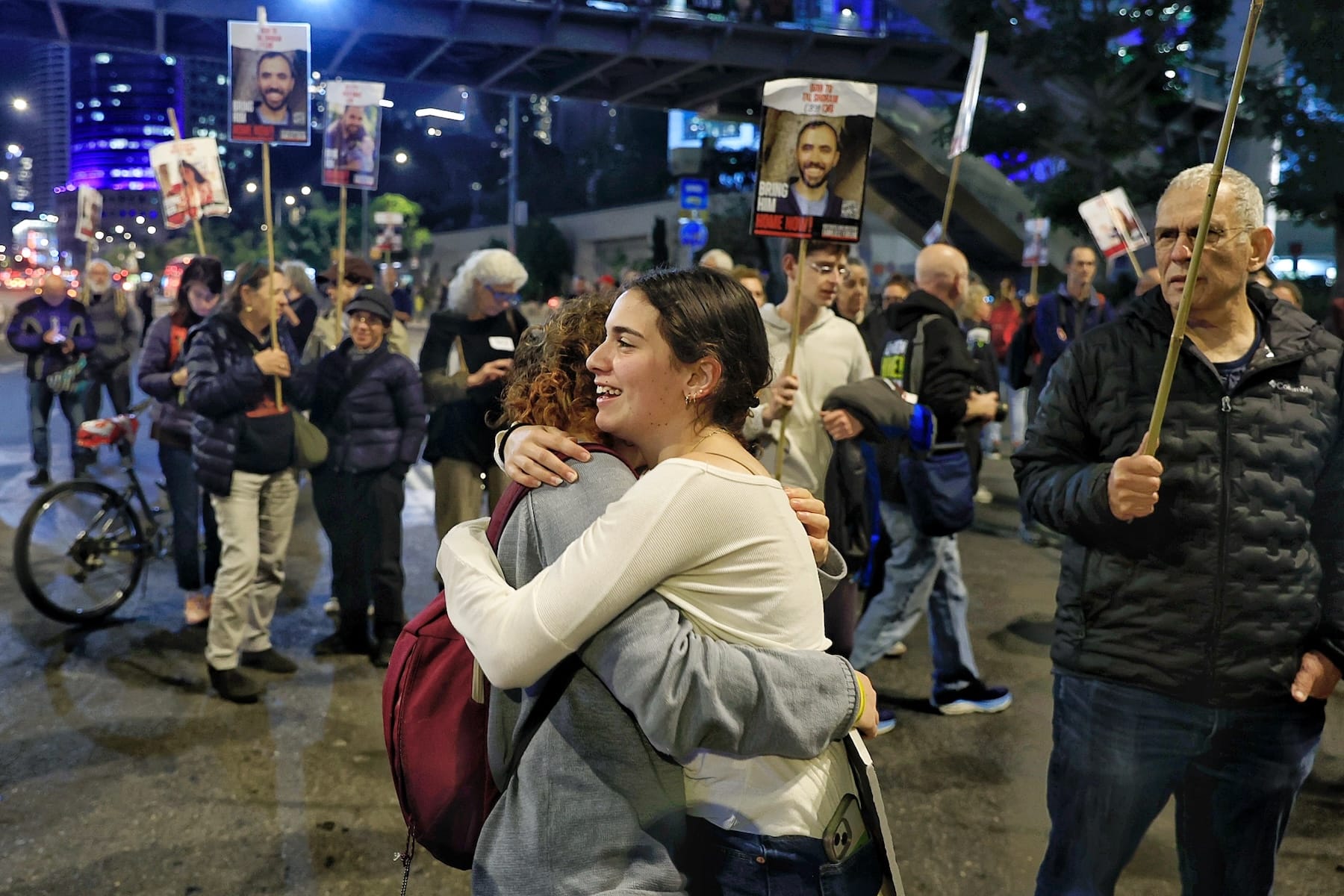 israel hostages release protest ceasefire