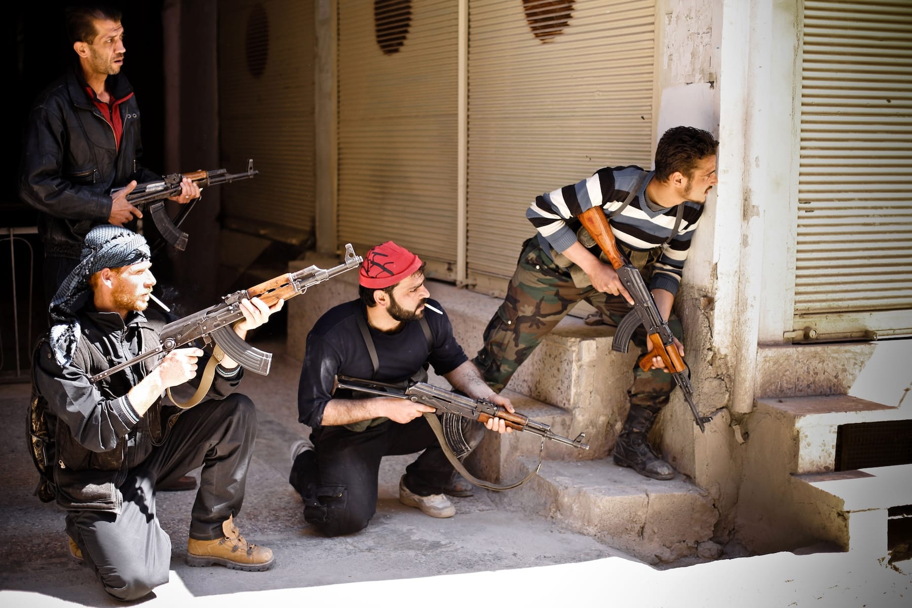 free syrian army rebels aleppo 2012