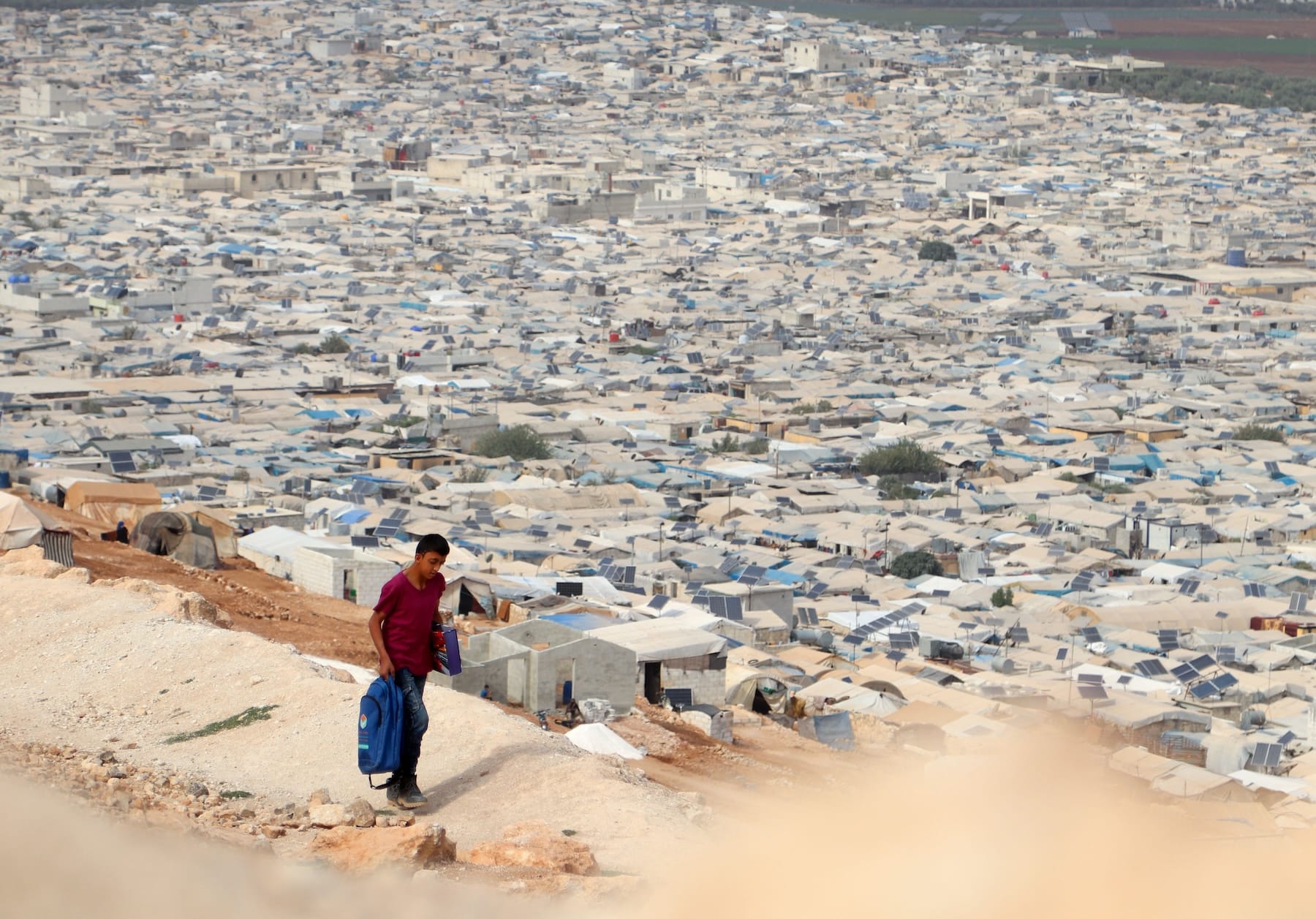 syria boy displacement camps