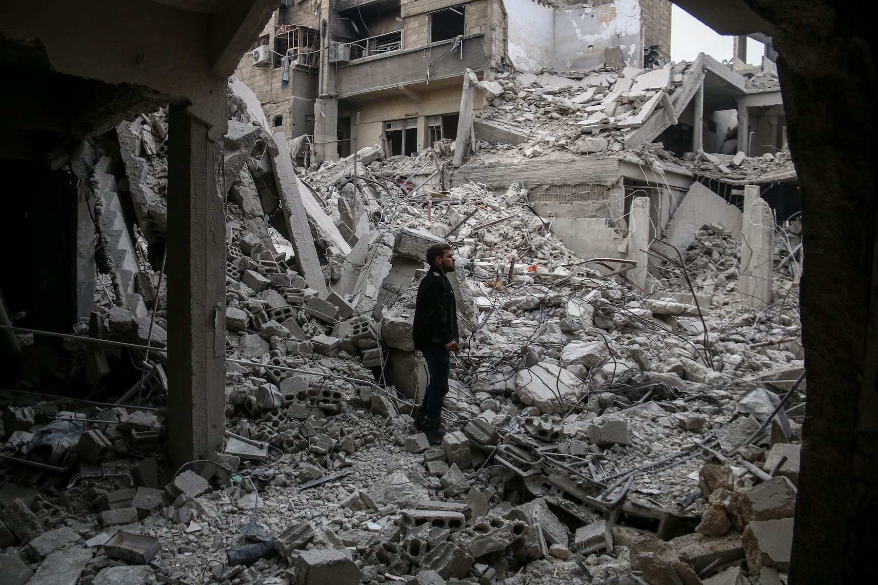 syria civil war destruction homes