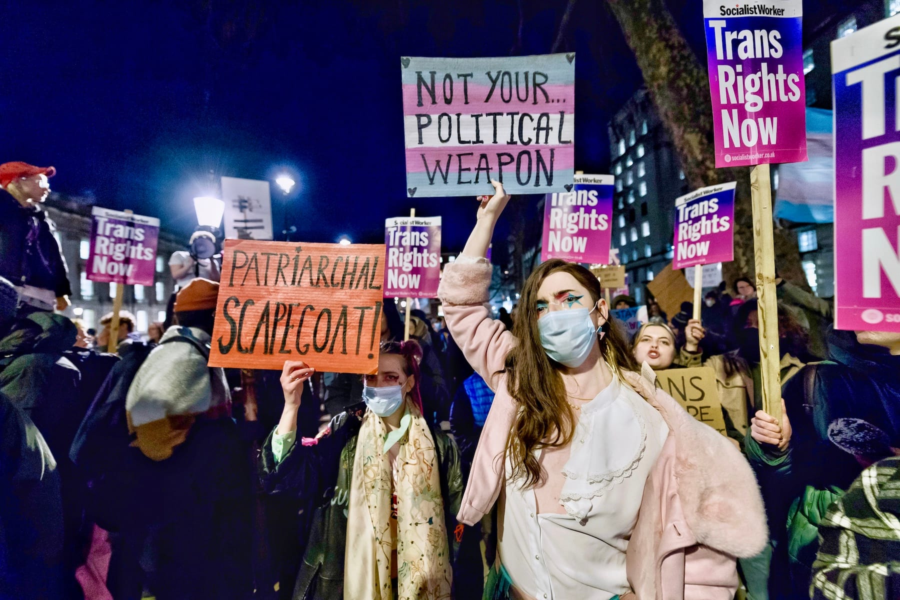 UK protest against gender bill