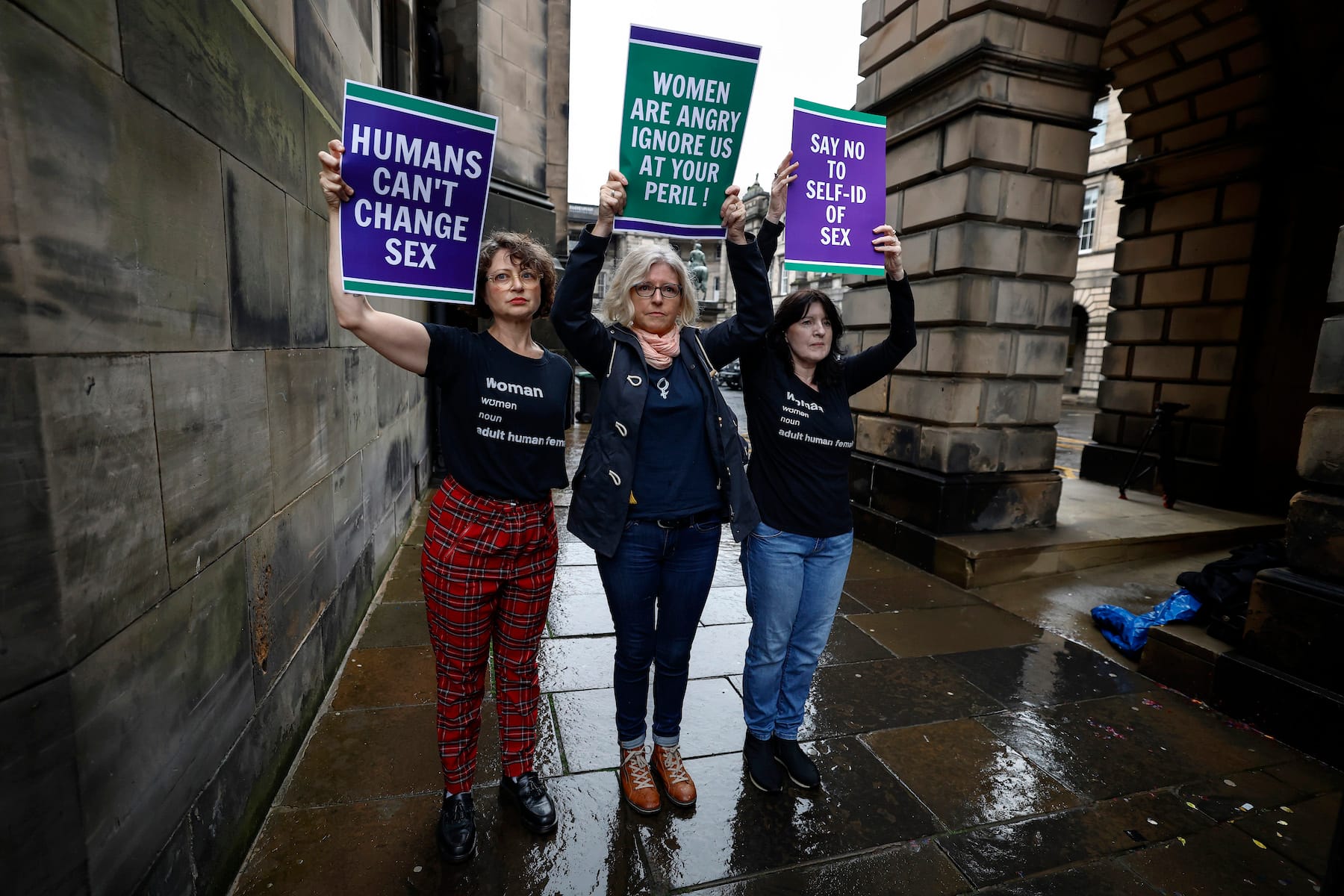 Women from Scottish Feminist Network 