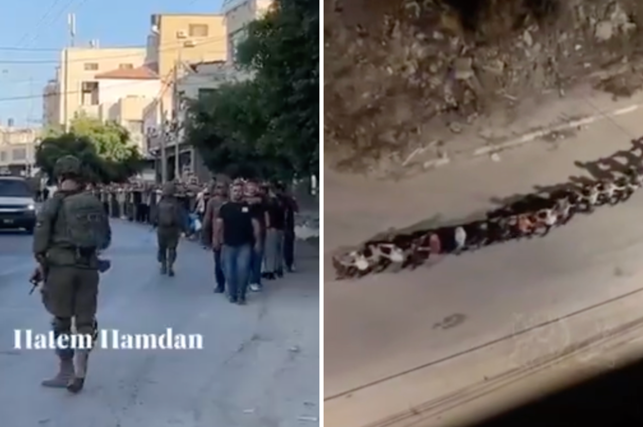 Israel’s Military Stormed The West Bank, Rounding Up Every Palestinian Man They Found And Detained 100