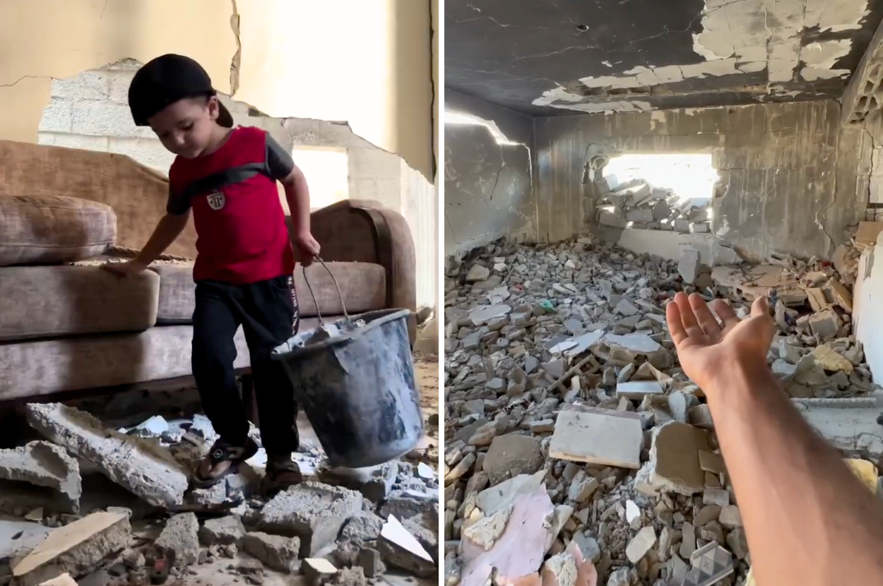 Despite Israel Destroying Most Of Gaza, Palestinians Are Rebuilding Their Homes On Their Own