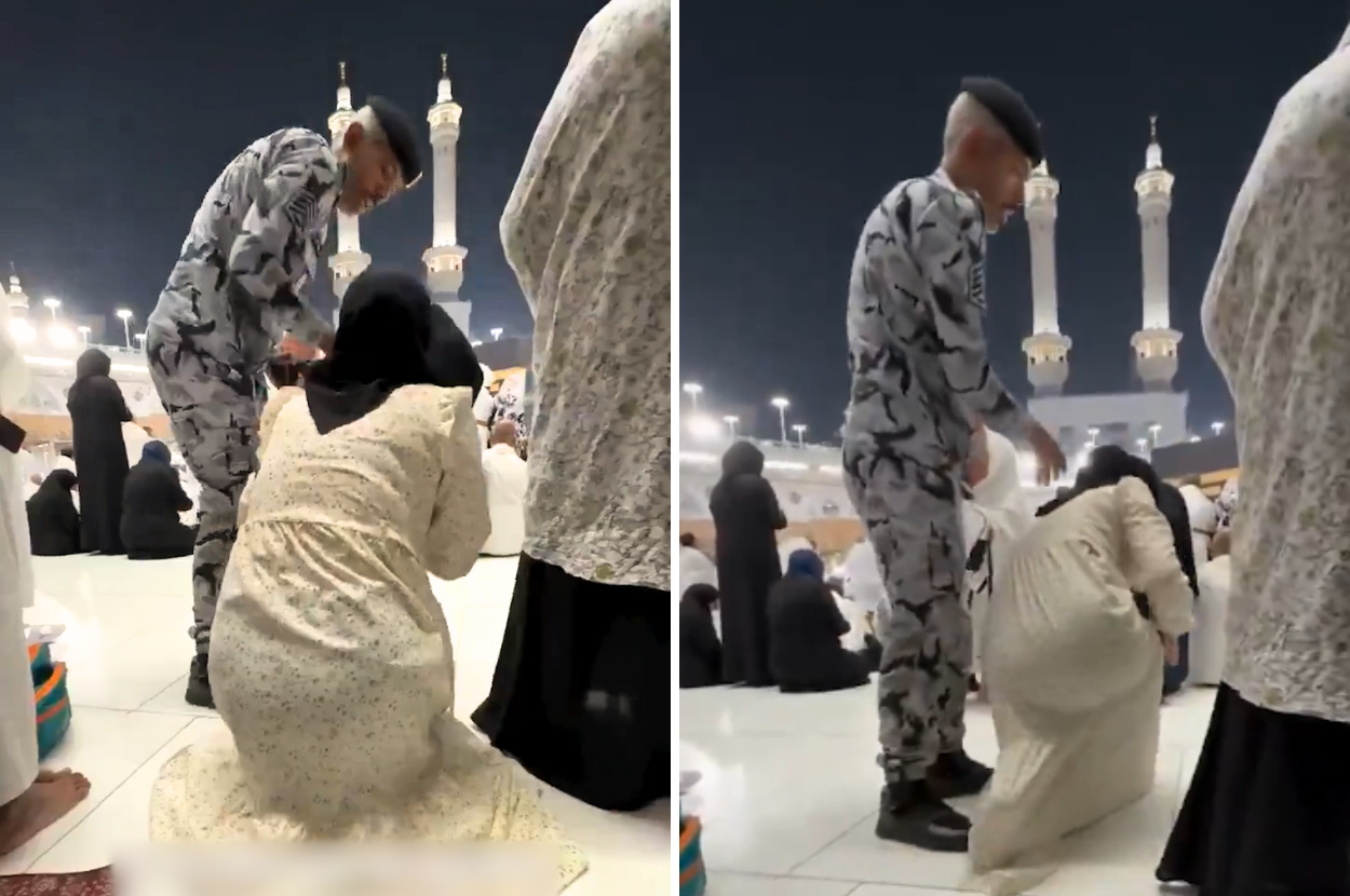 A Saudi Security Officer Was Filmed Beating Pilgrims At Islam's Holiest Site, Causing Outrage