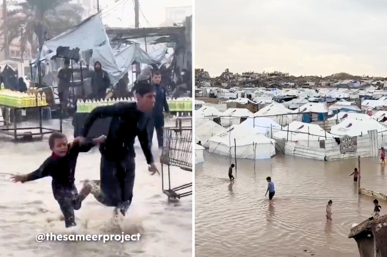 Gaza Has Been Flooded By Heavy Winter Rains, Worsening Conditions For Palestinians Mostly Living In Tents