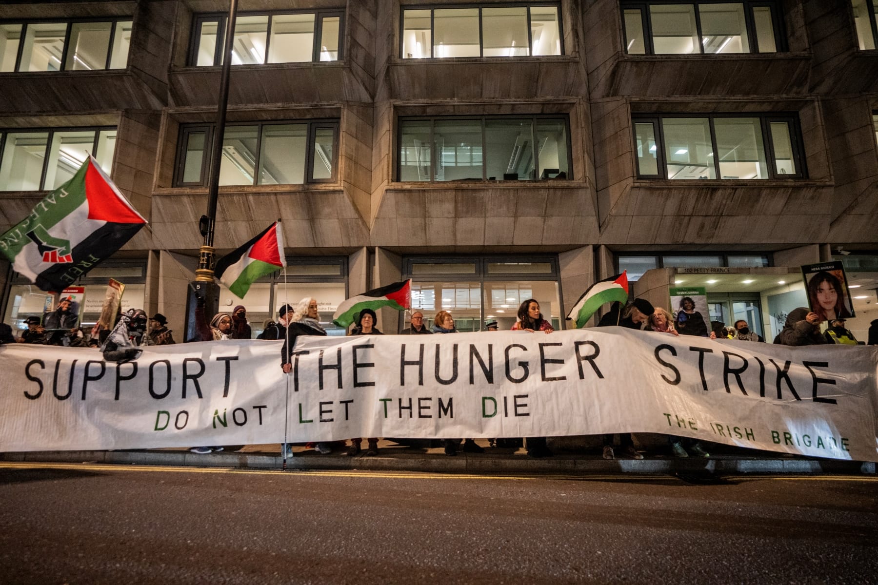 palestine action activists uk hunger strike