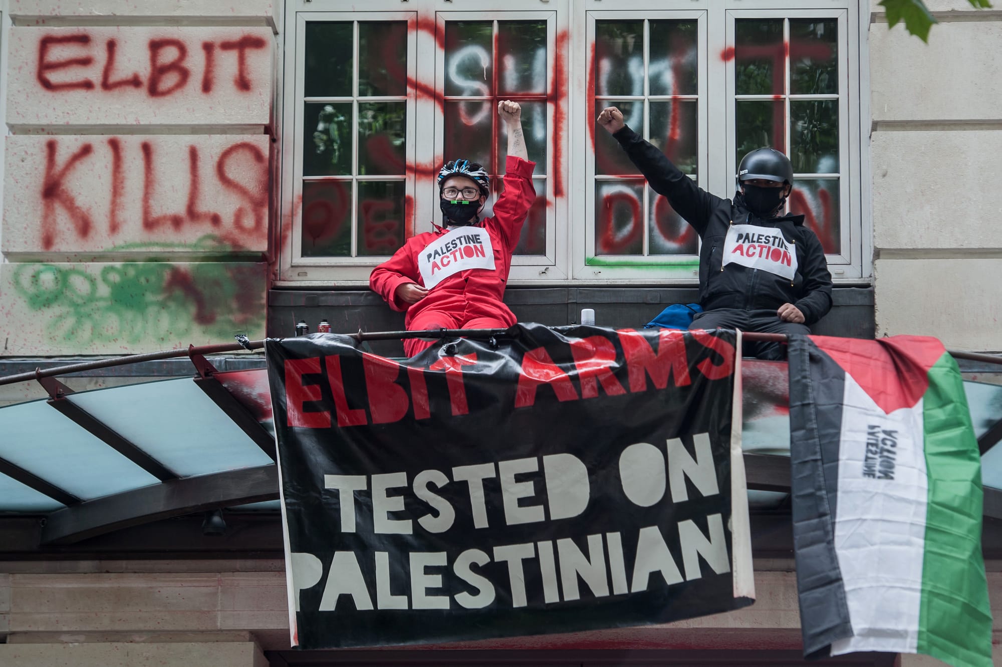 palestine action activists end hunger strike elbit uk denied contract