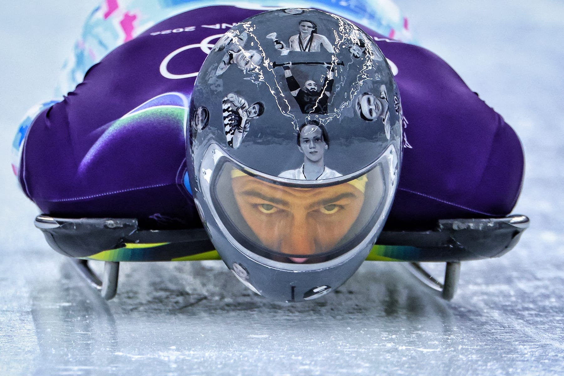 Vladyslav heraskevych helmet Ukrainian athletes Russia milan Olympics