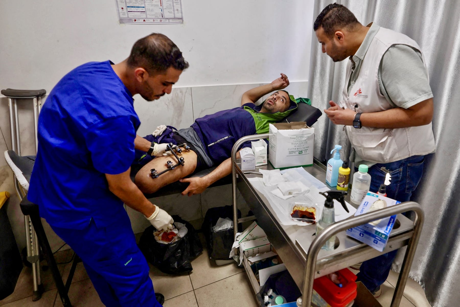 doctors without borders msf share staff details israel gaza