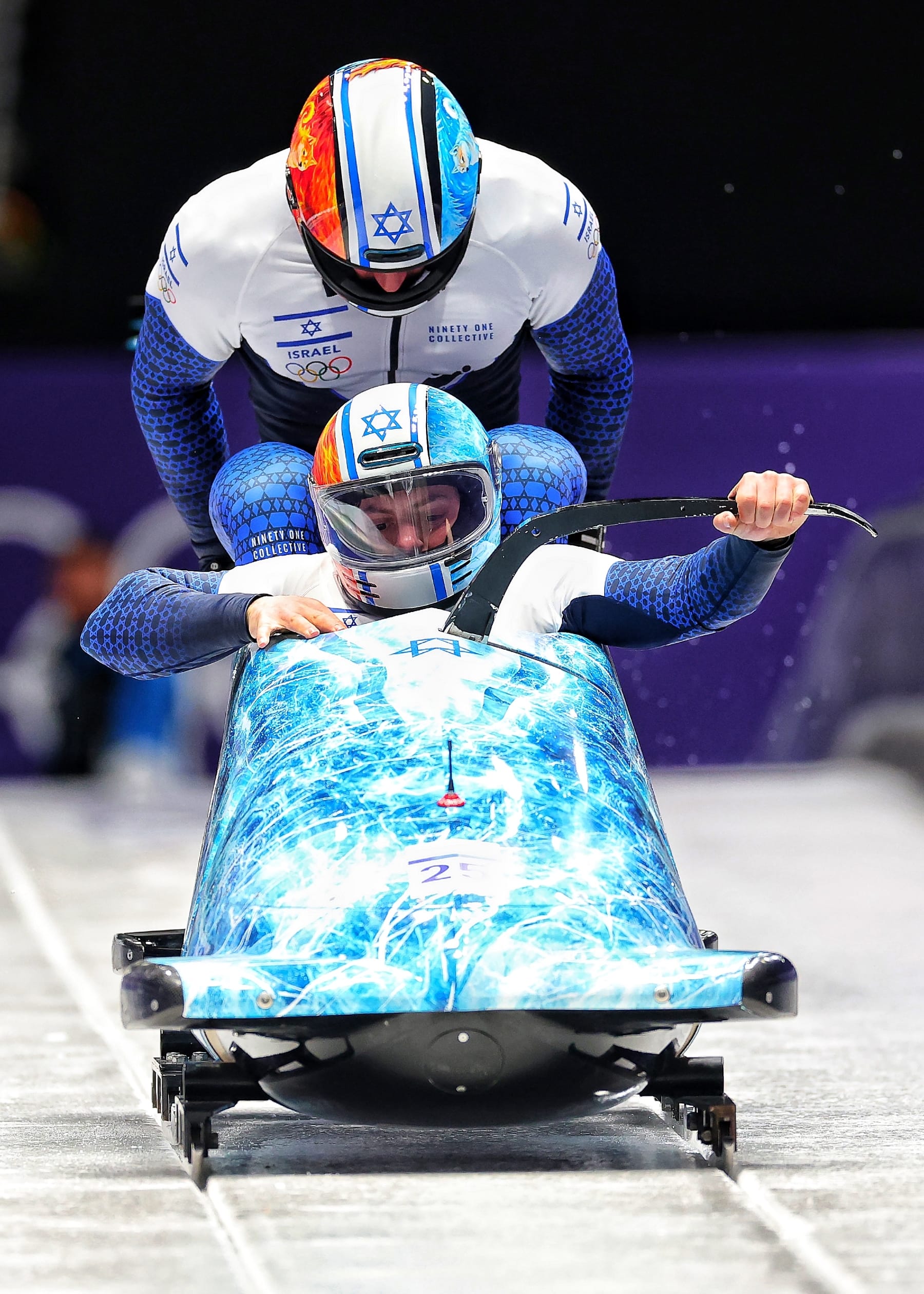 israel bobsleigh team disqualified faked illness swap