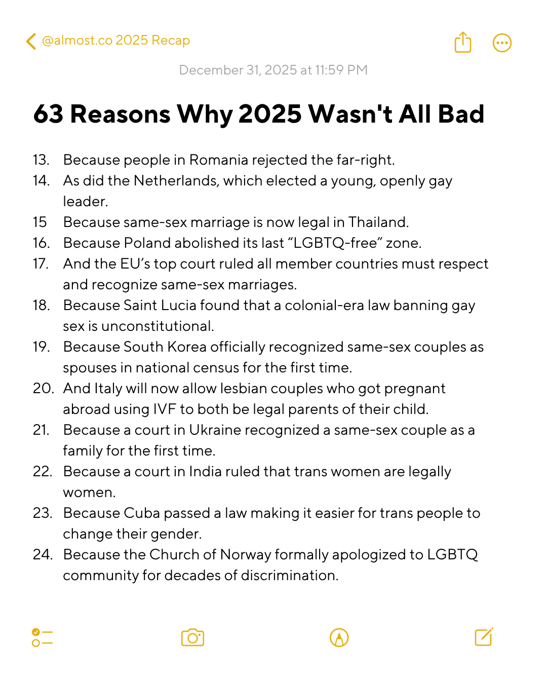 2025 good news reasons