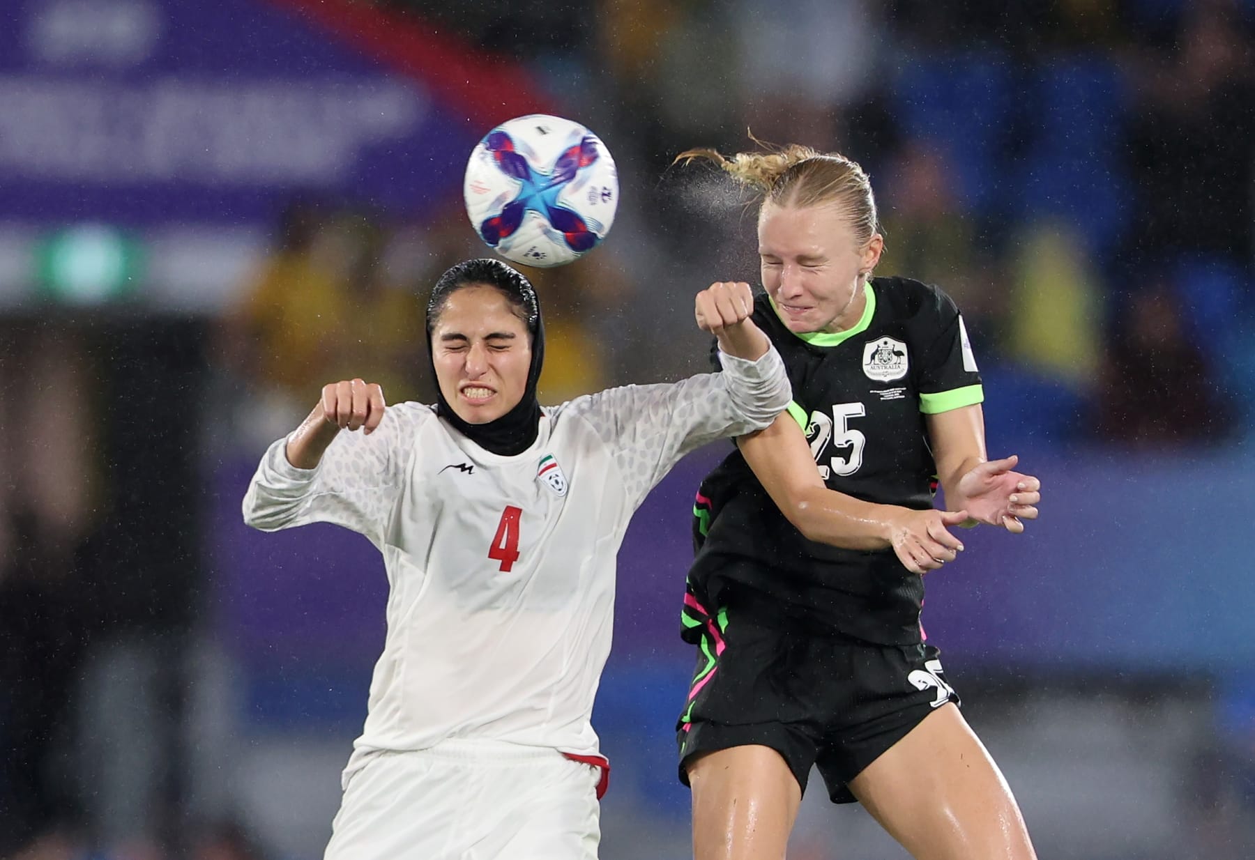 australia iran women football team asylum anthem refused