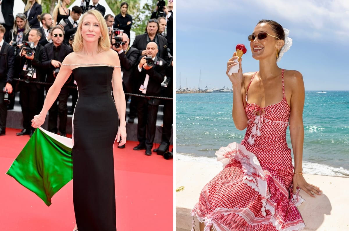 Cate Blanchett And Bella Hadid Wore Dresses To Show Their Support For Palestine At The Cannes Film Festival