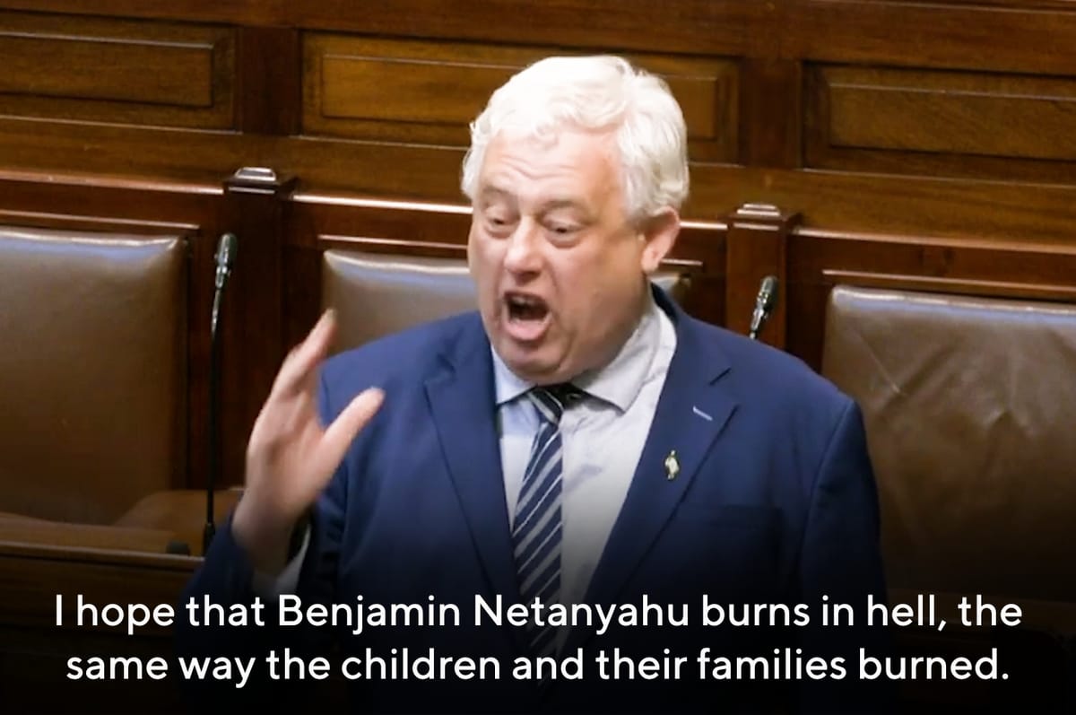 This Irish Politician Said He Hopes Netanyahu "Burns In Hell" For Burning Palestinian Children Alive In Rafah